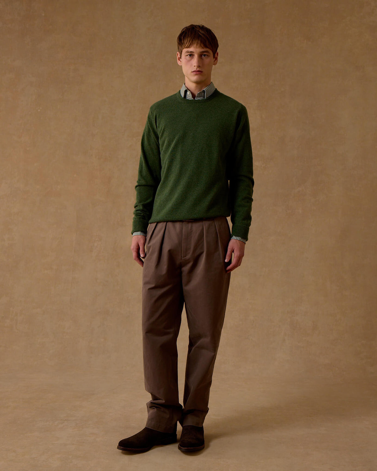 Forest Cashmere Crew