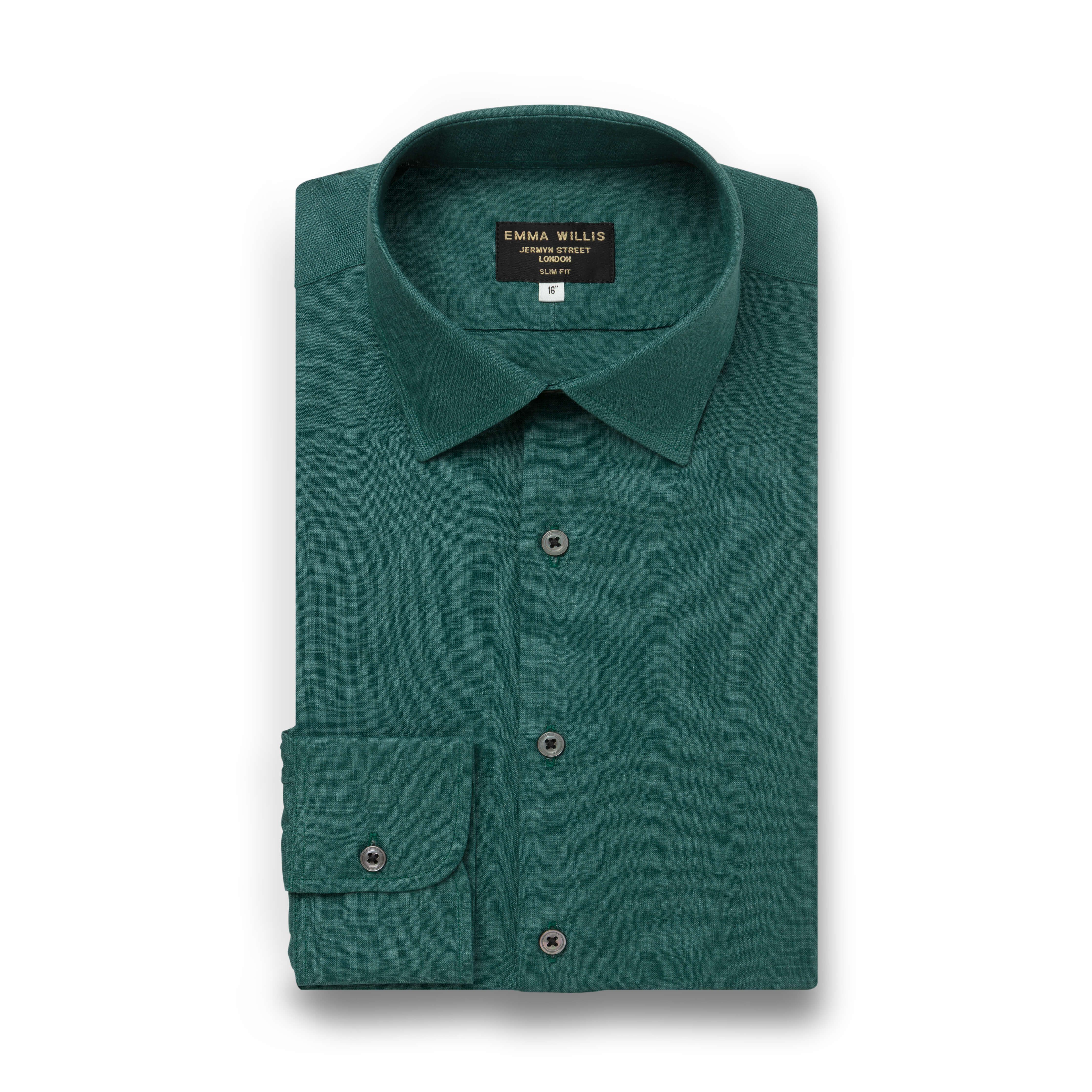 Emerald Linen Shirt - New