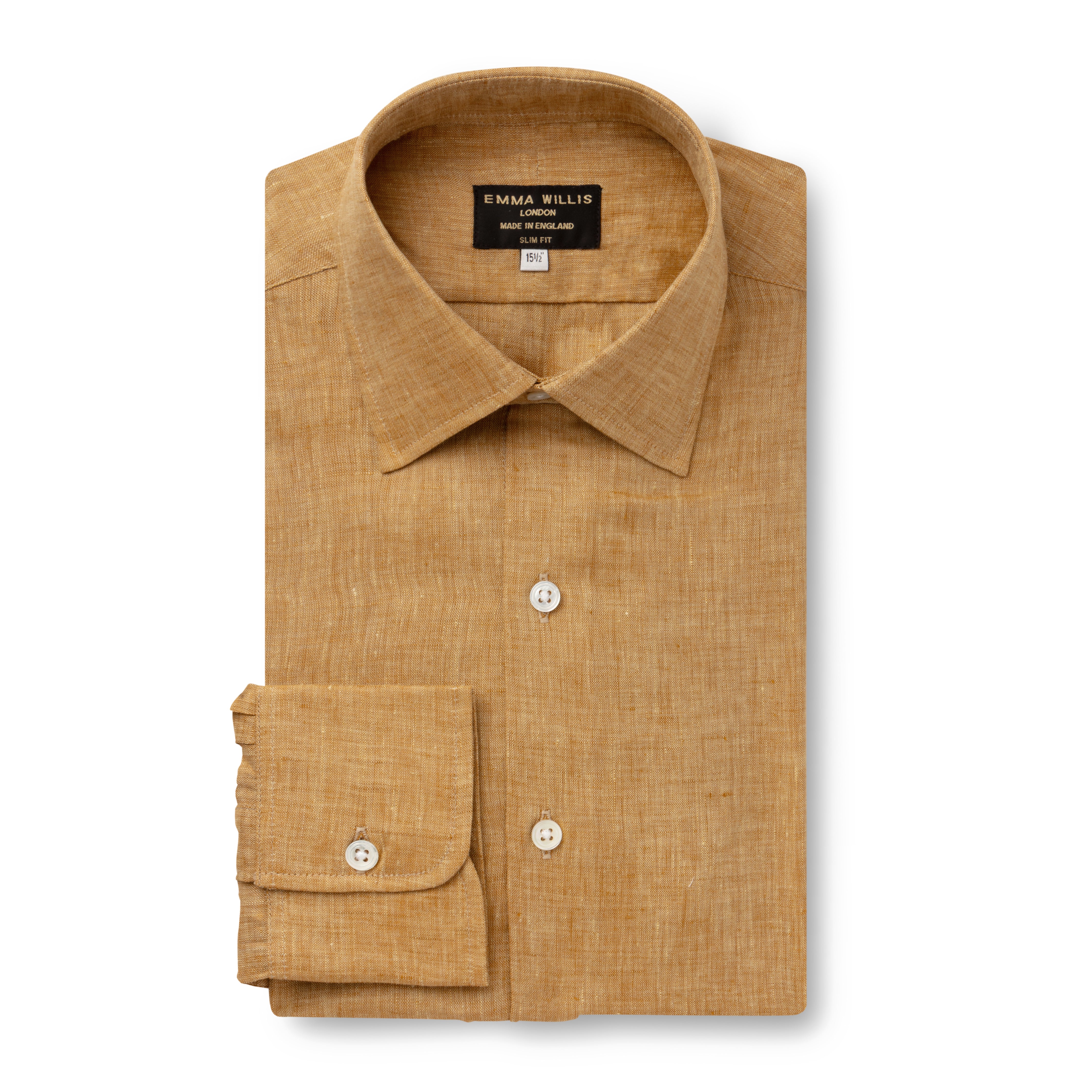 Ochre Linen Shirt - New