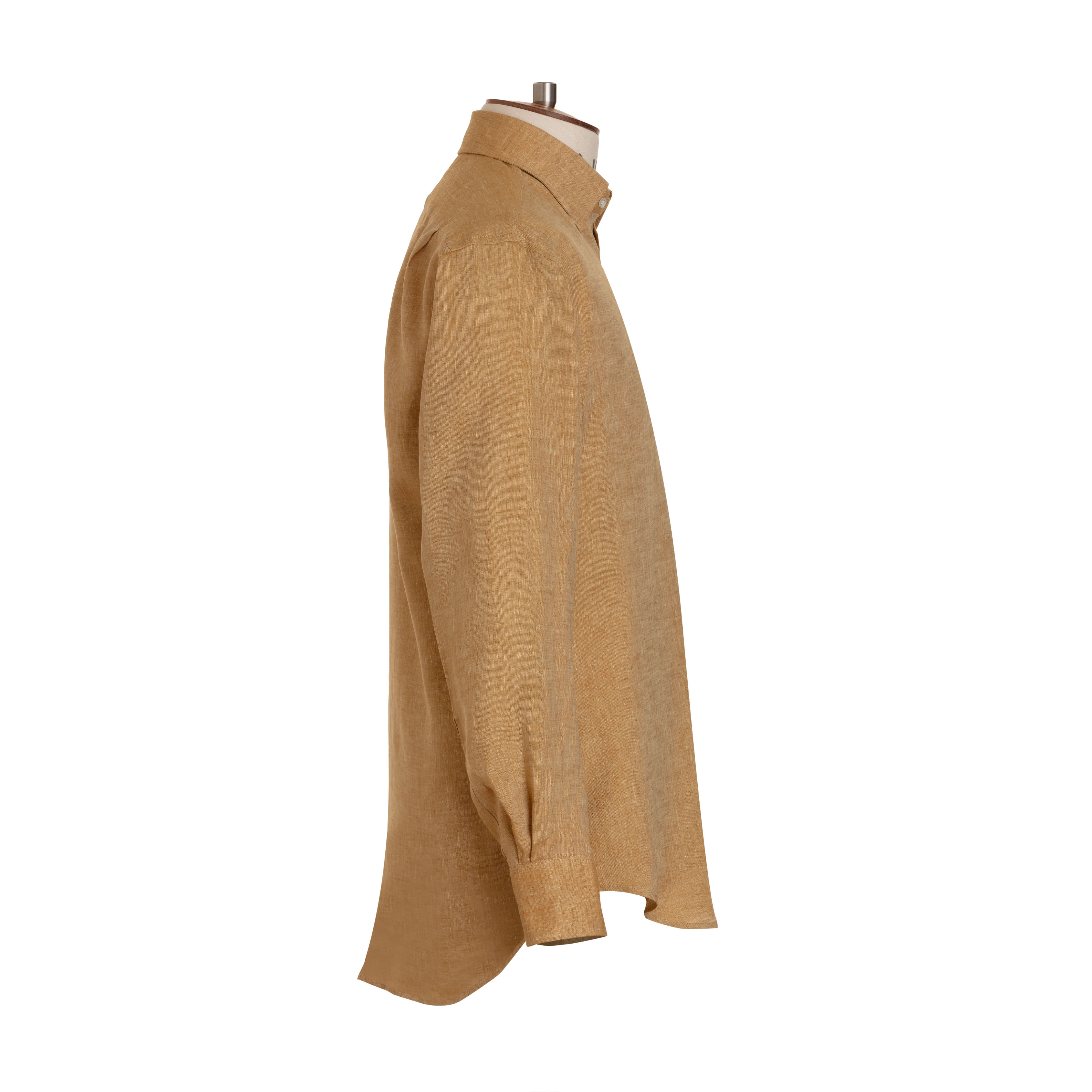Ochre Linen Shirt - New