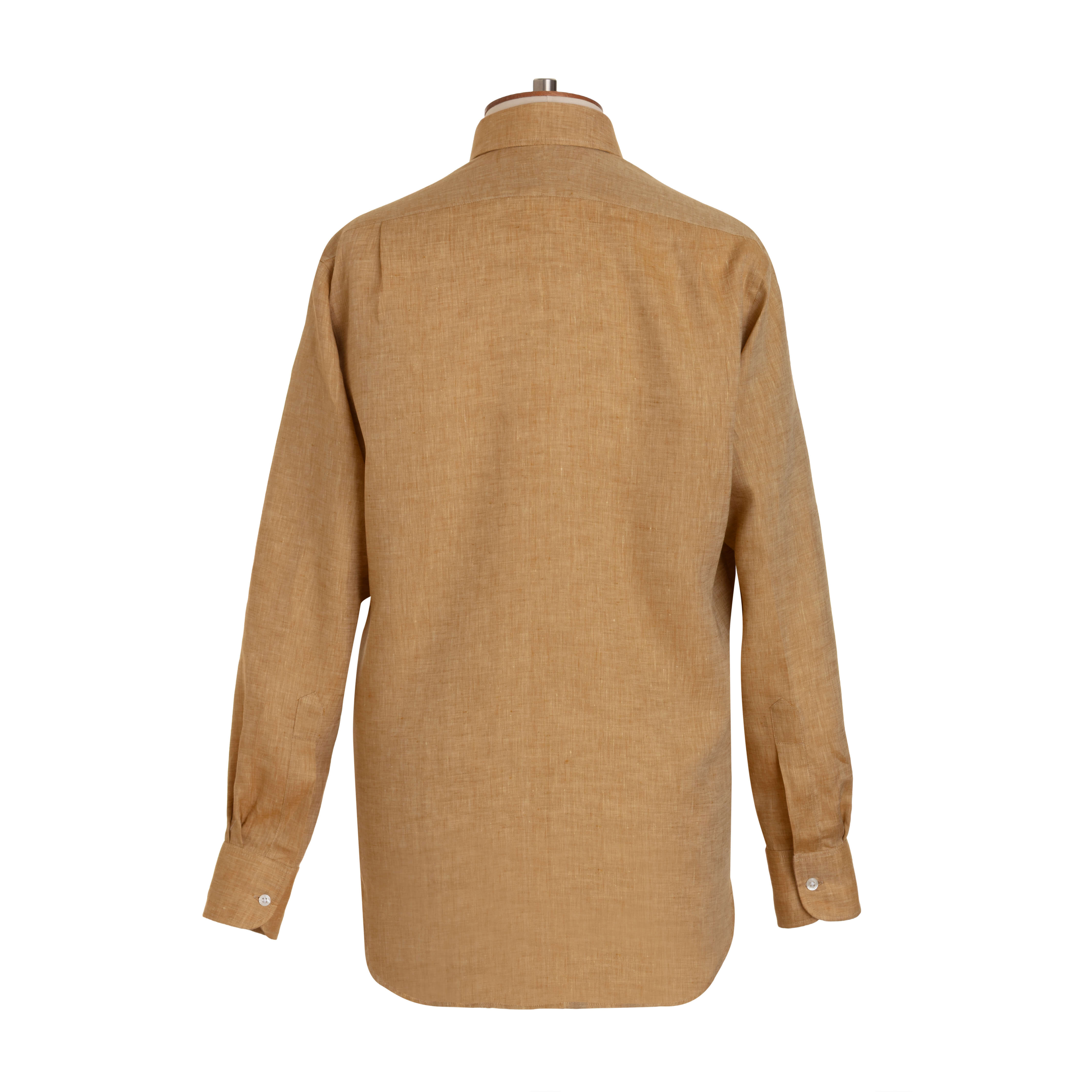 Ochre Linen Shirt - New