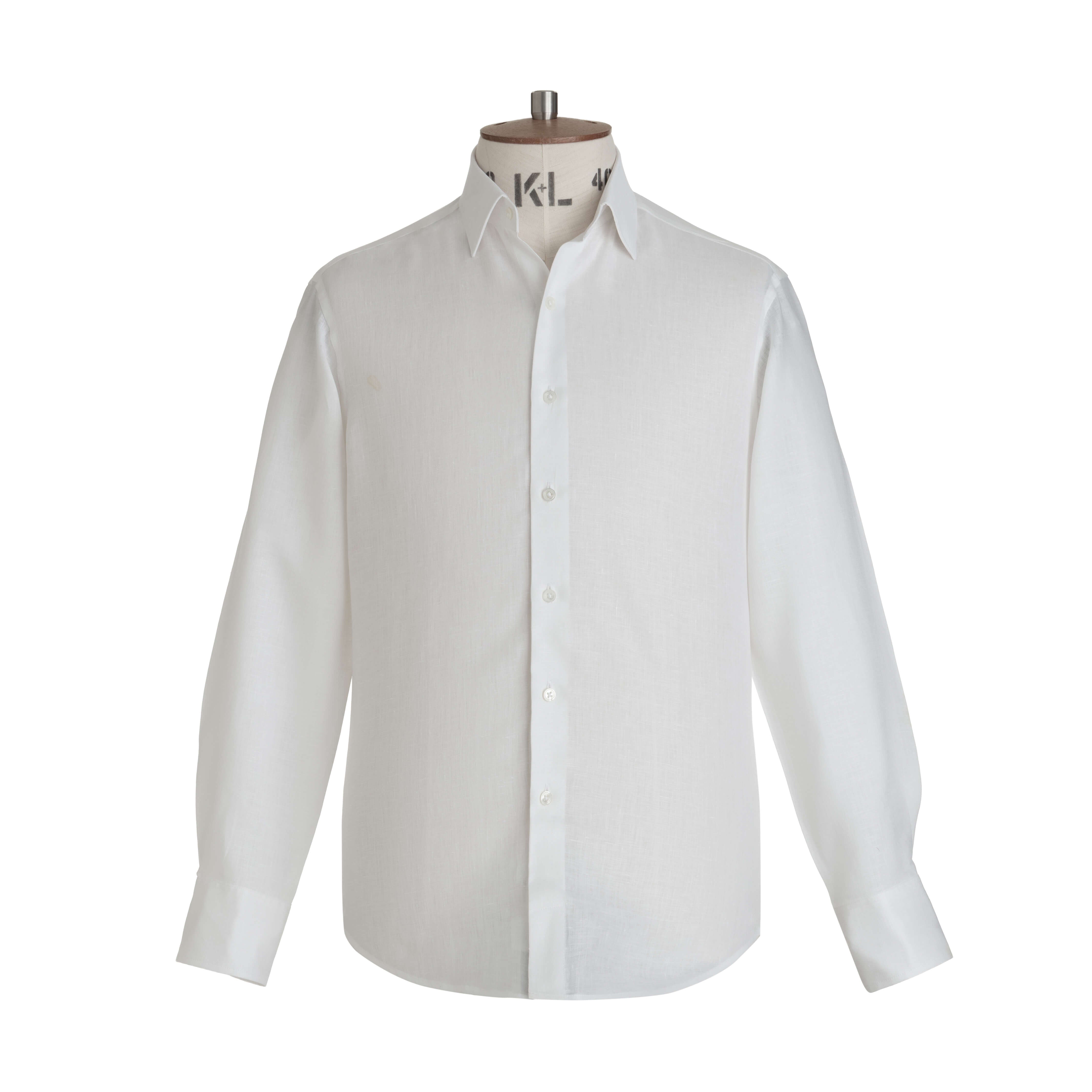 White Linen Shirt - New