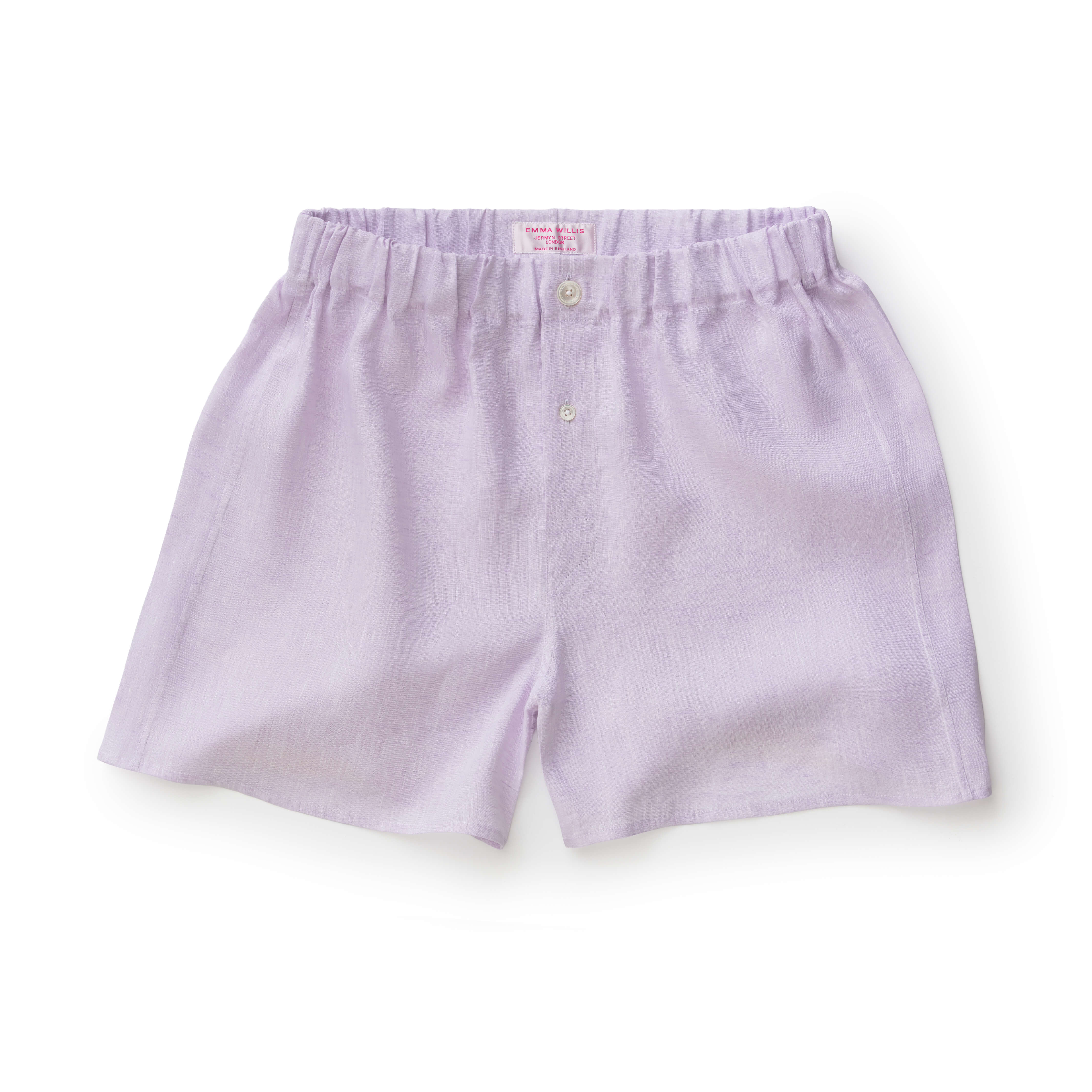 Crocus Linen Boxer Shorts - New