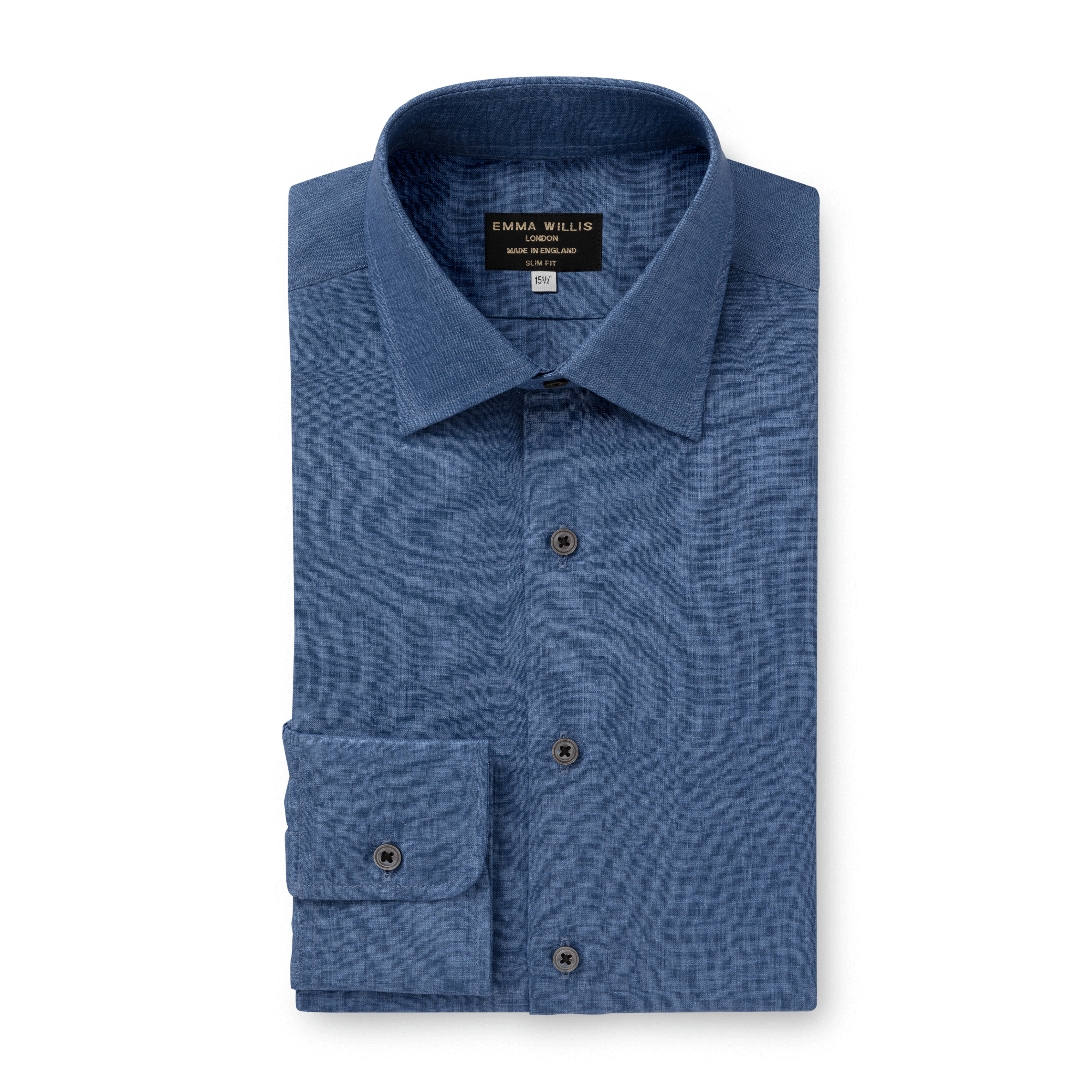 Grey/Blue Linen Shirt