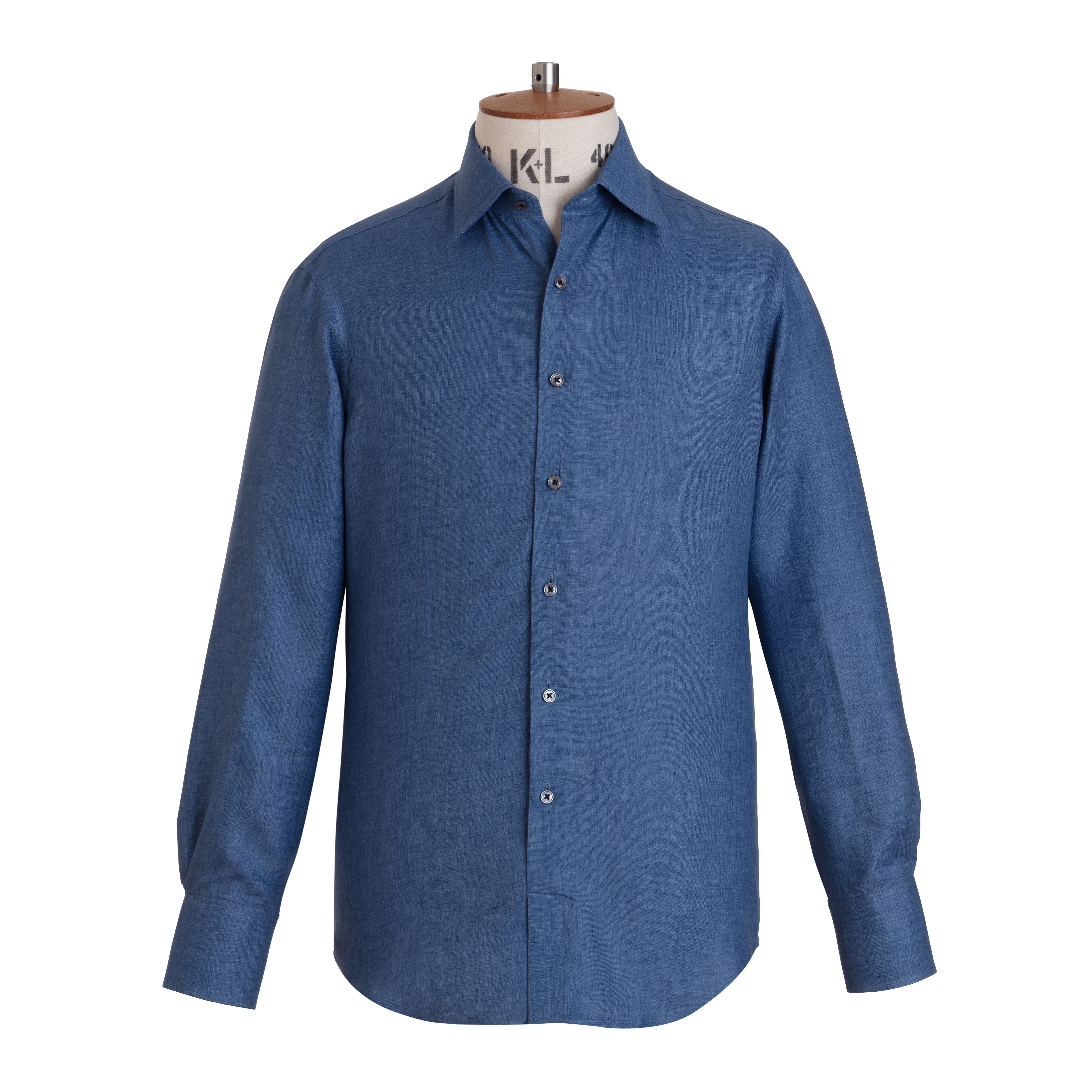 Grey/Blue Linen Shirt