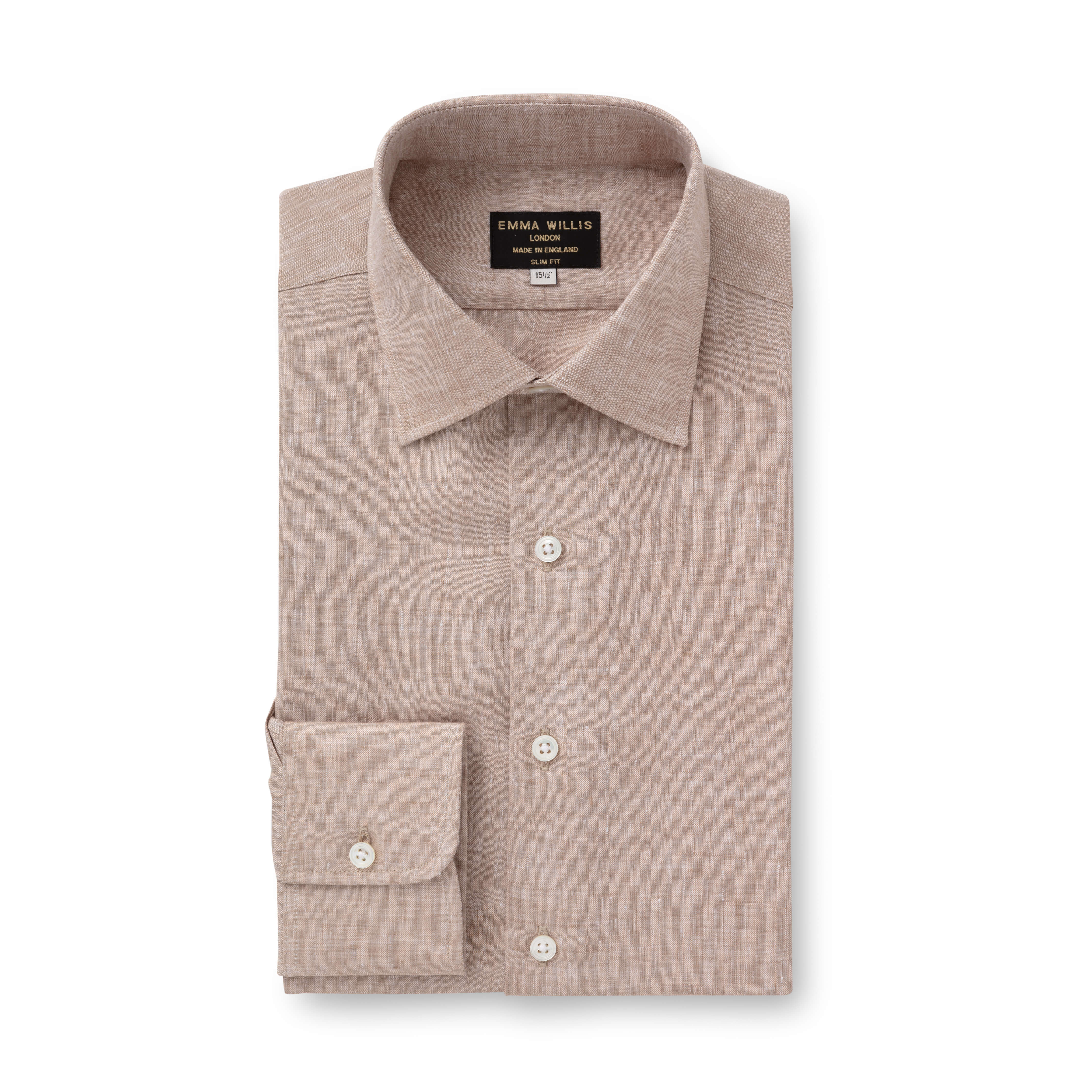 Latte Linen Shirt