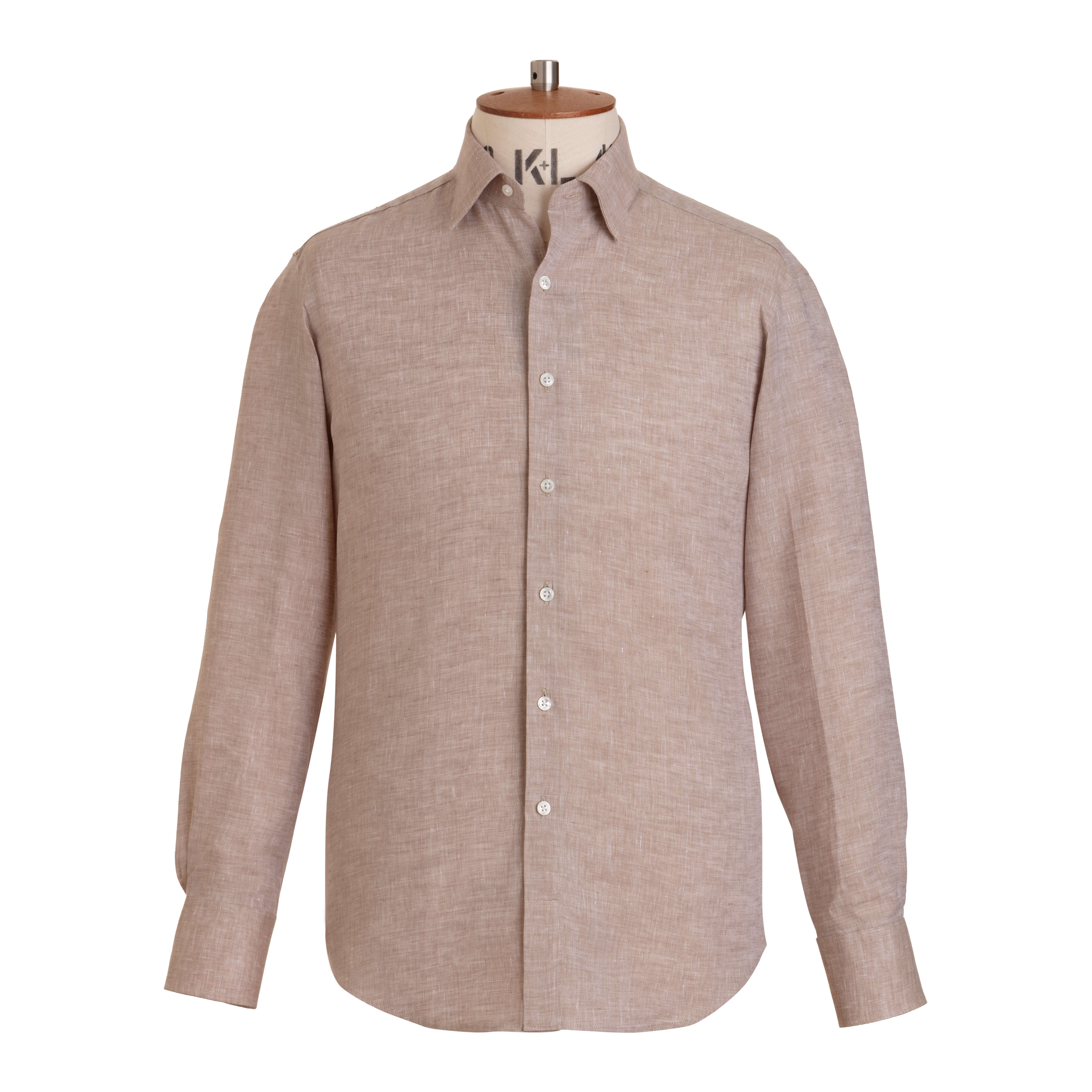 Latte Linen Shirt
