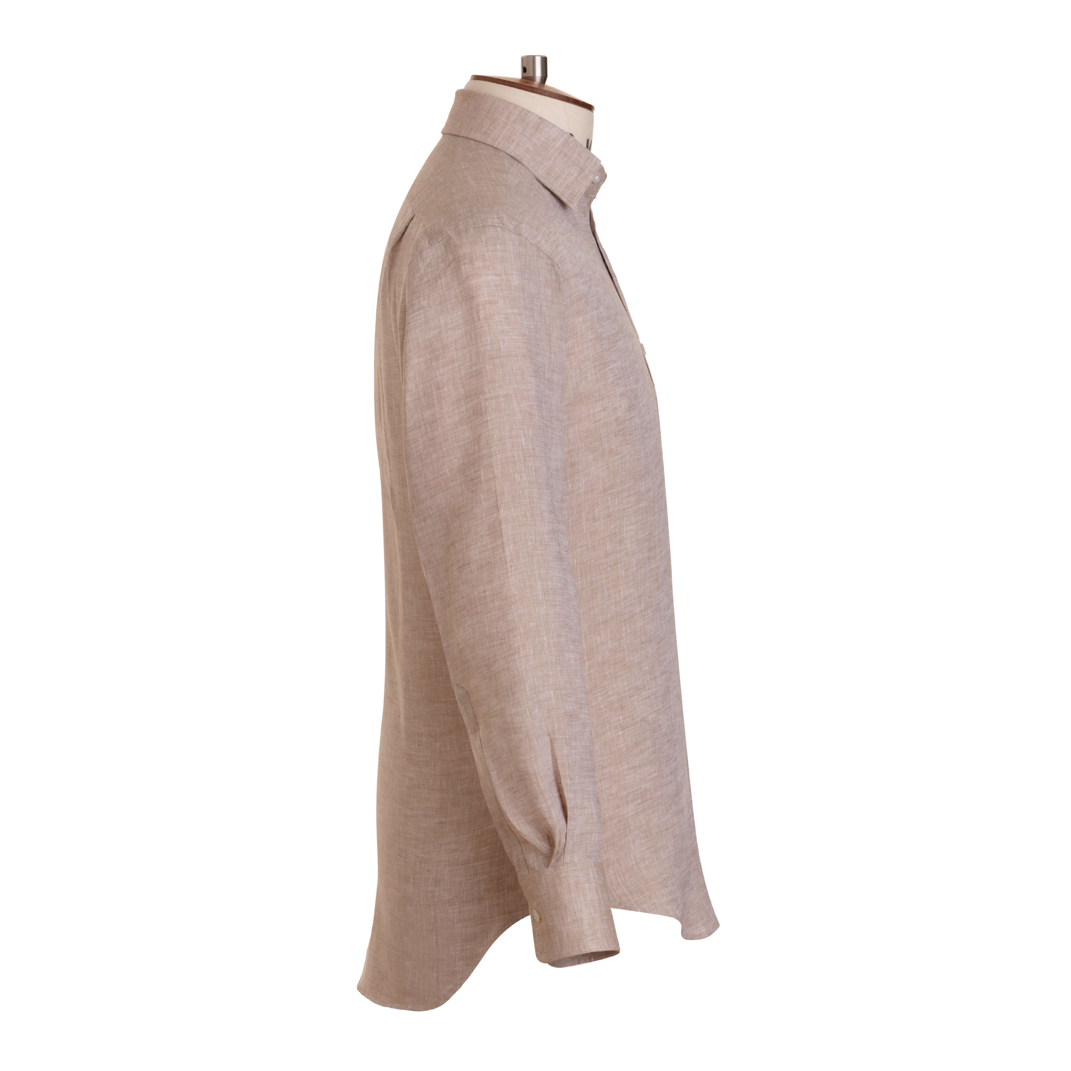Latte Linen Shirt