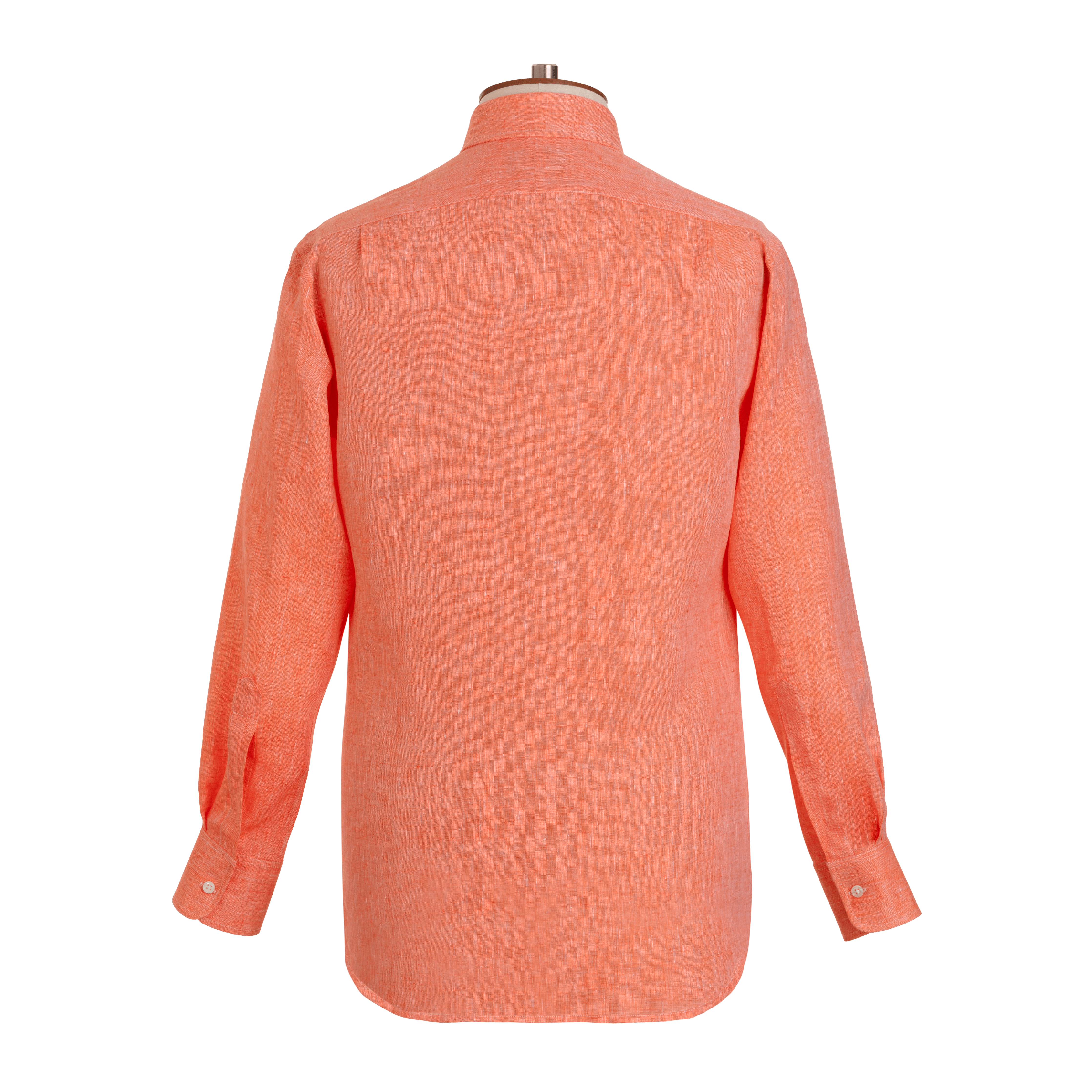 Tangerine Linen Shirt