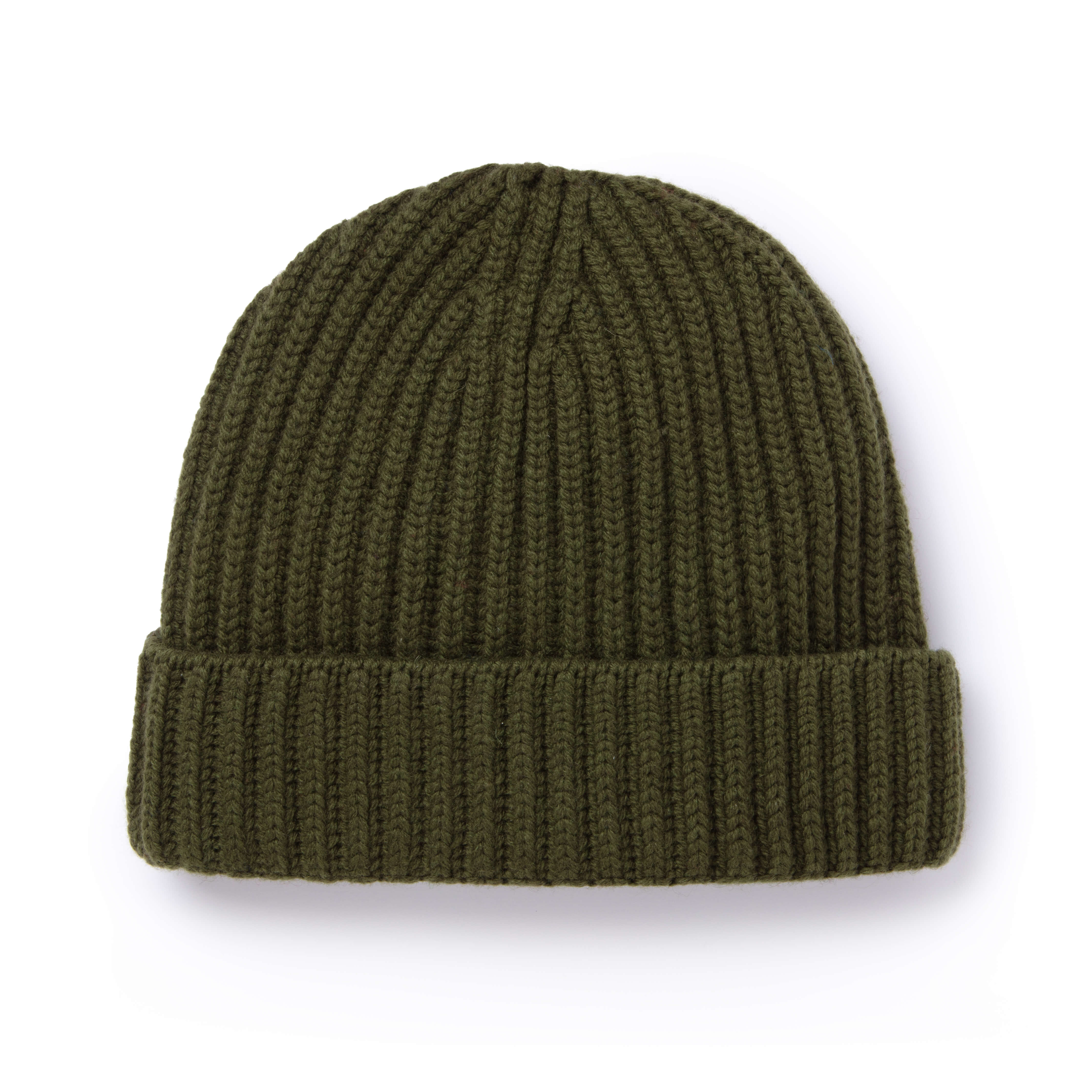 Fern Ribbed Cashmere Beanie - New