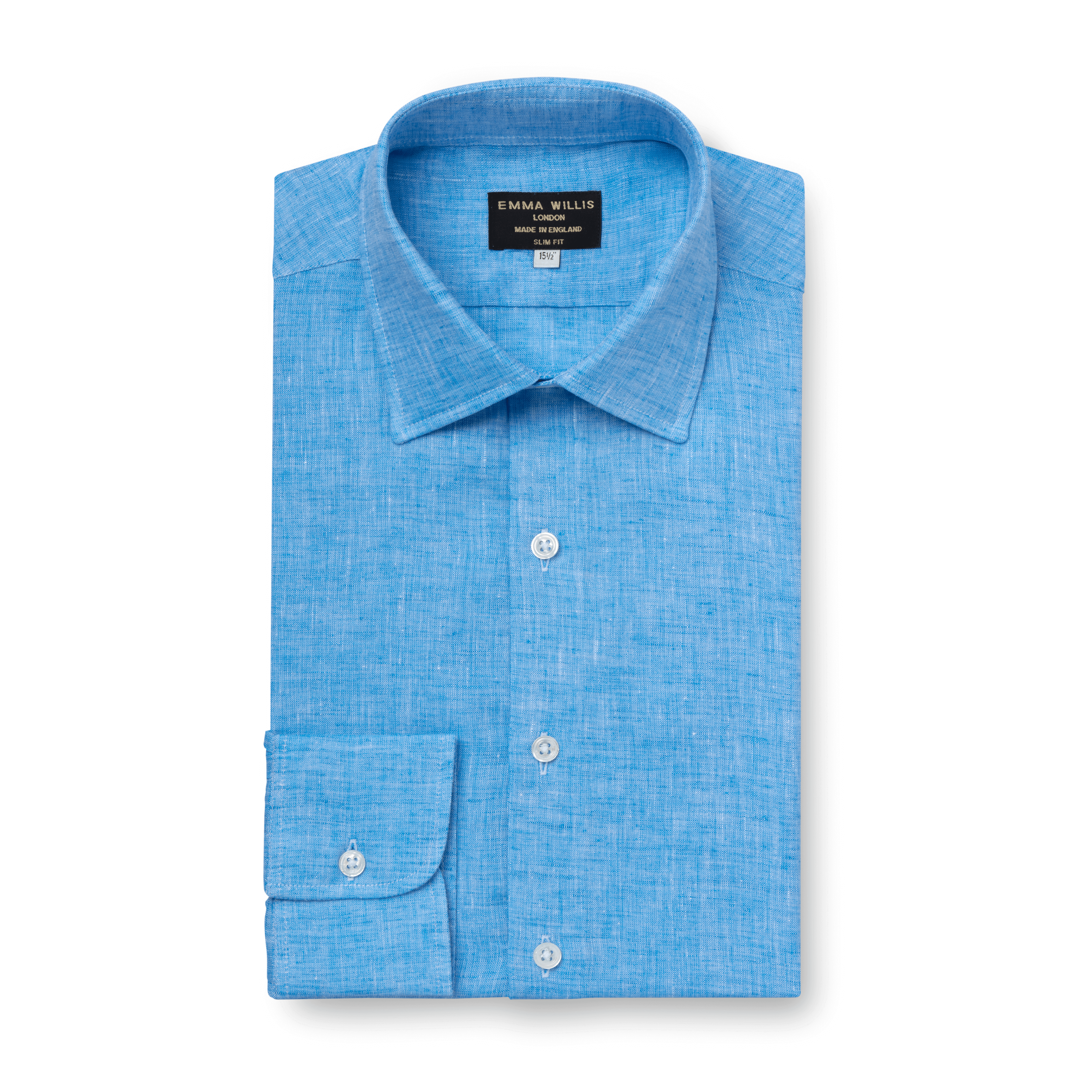 Aqua Linen Shirt