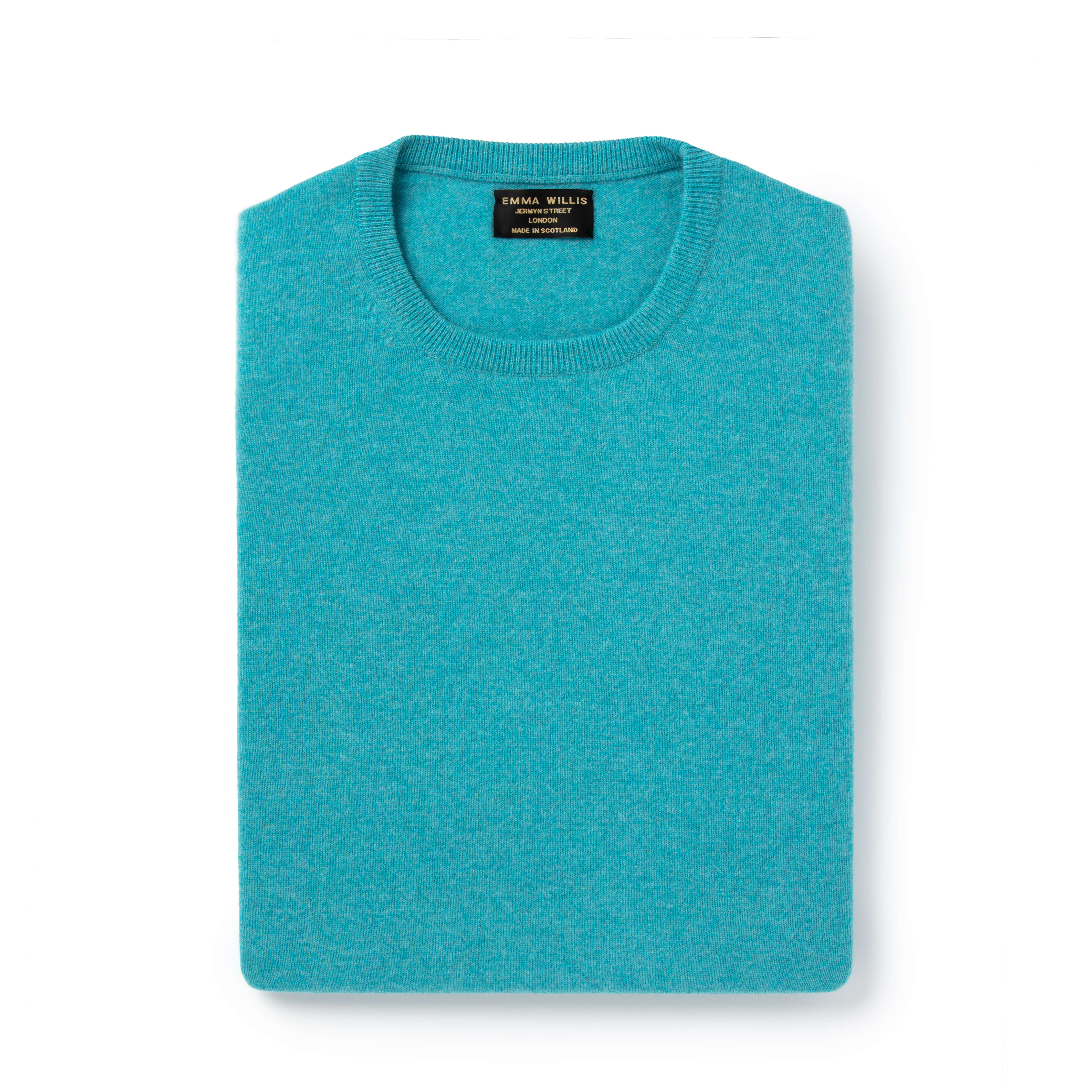 Kingfisher Cashmere Crew - New