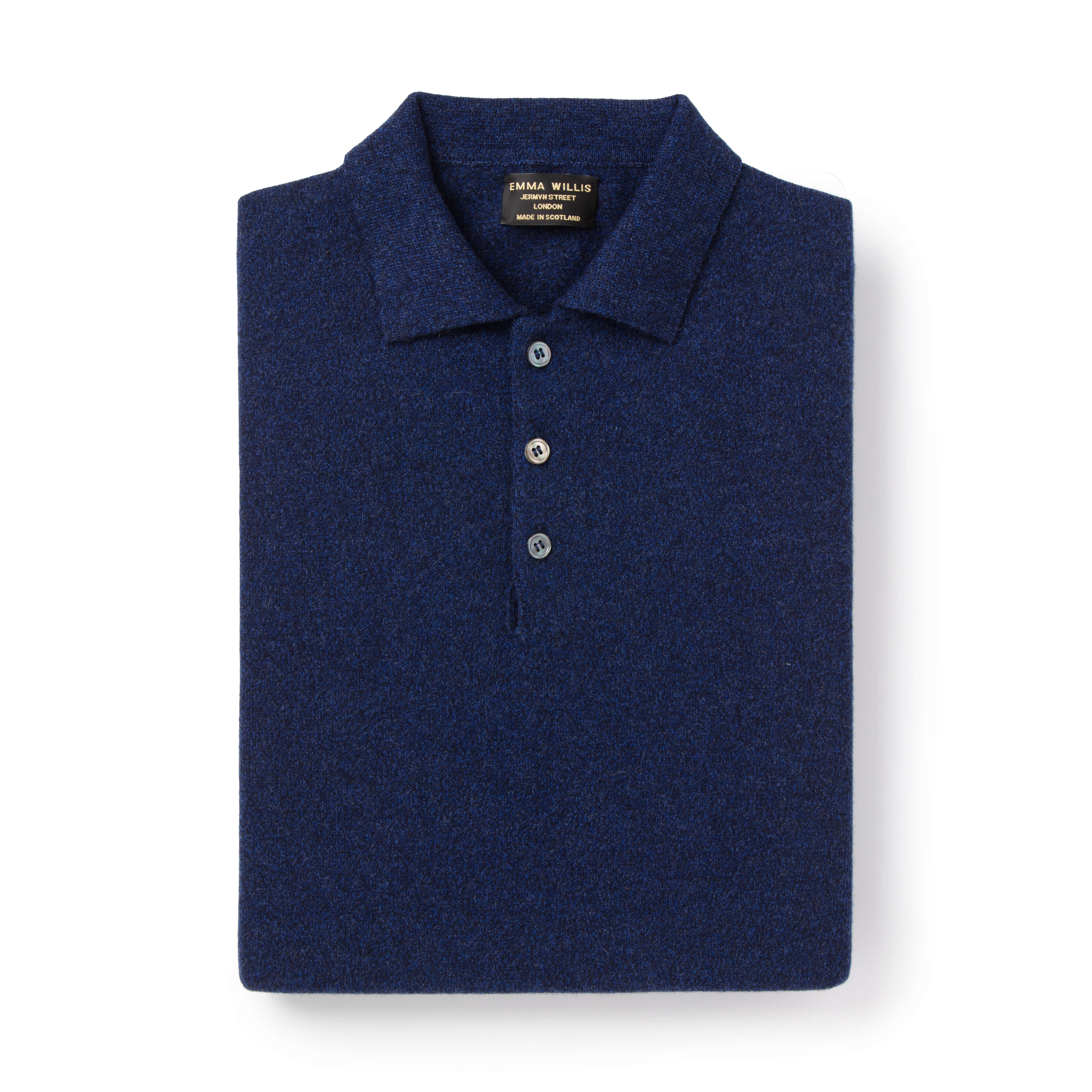 Sapphire Cashmere Polo - New