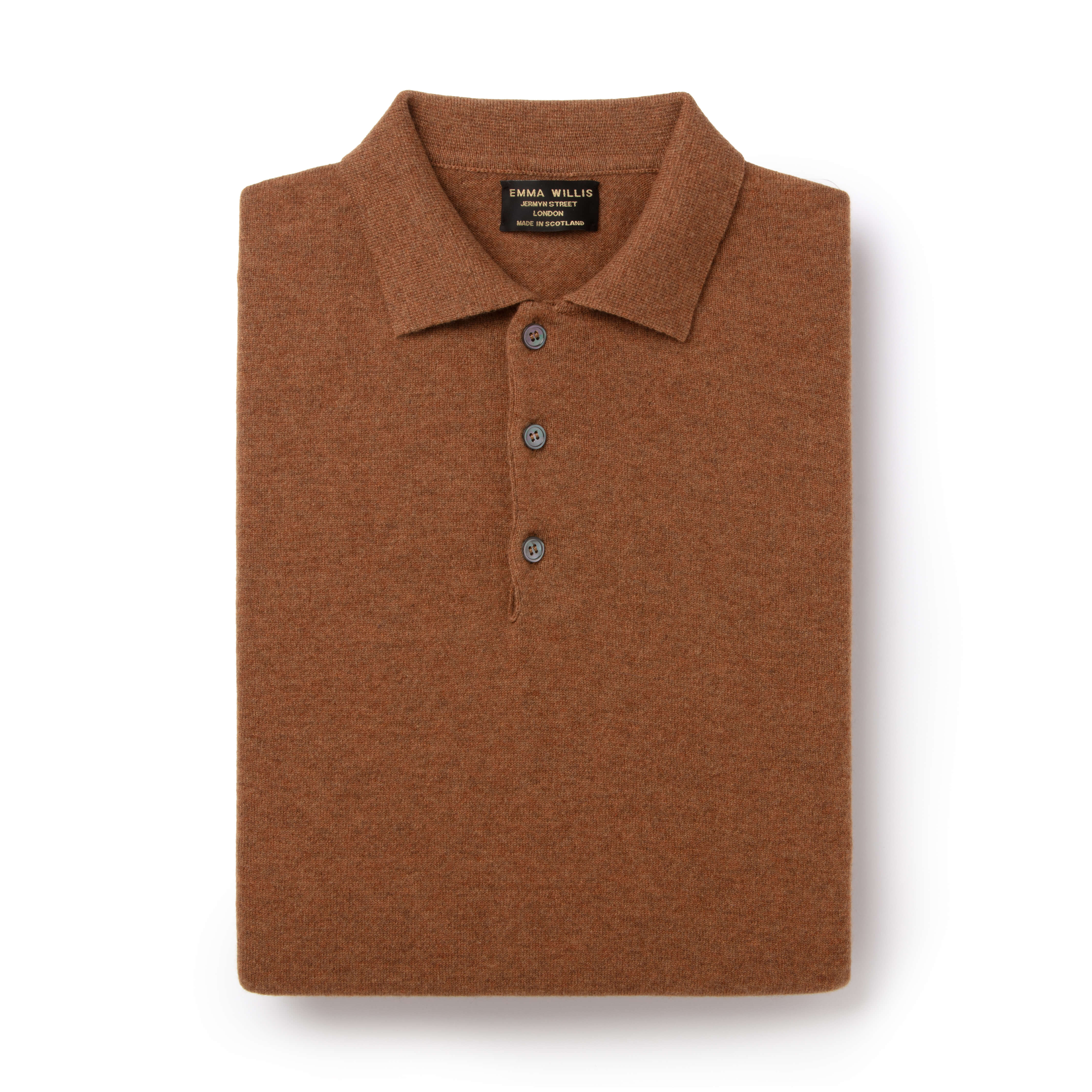 Cinnamon Cashmere Polo - New