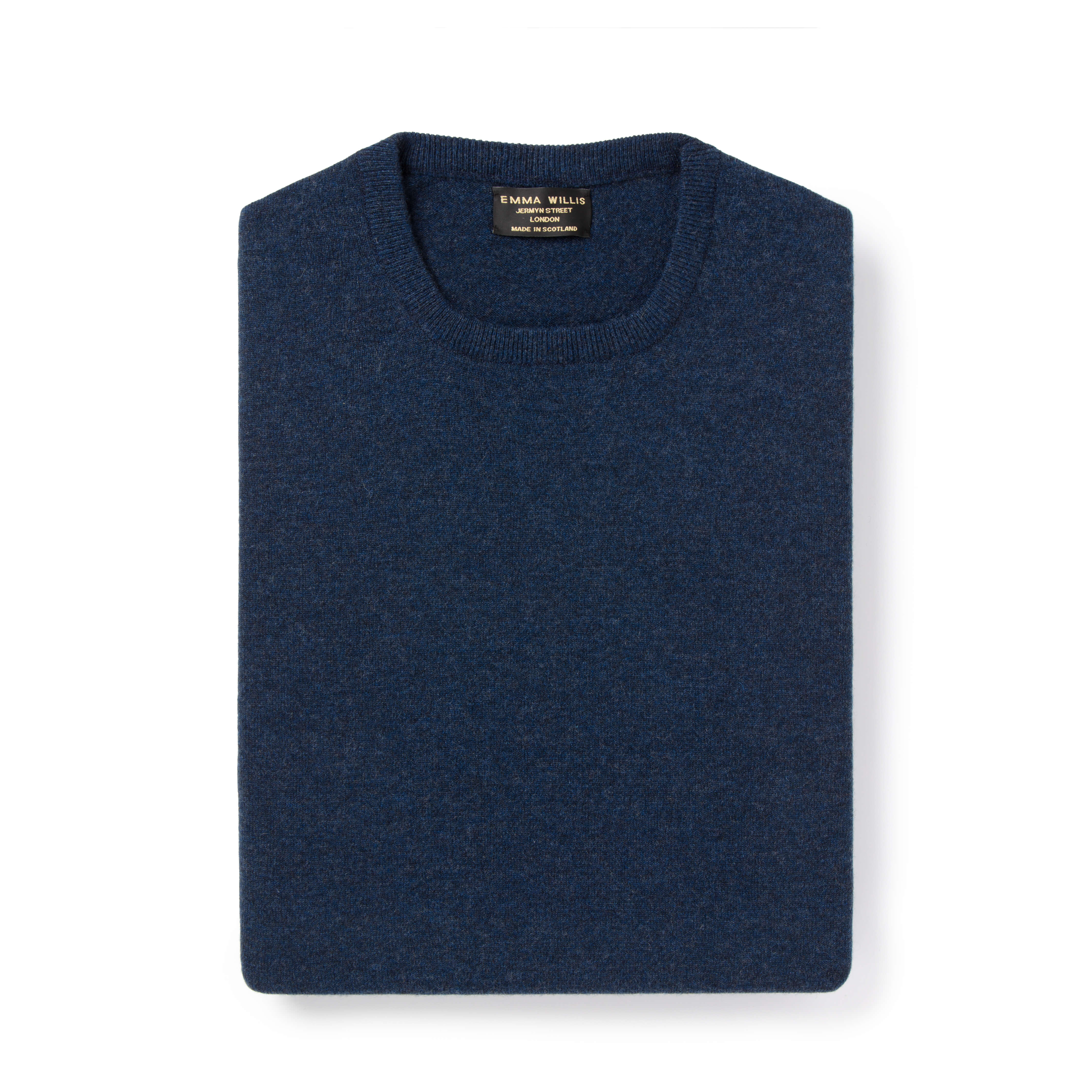 Lapis Cashmere Crew - New