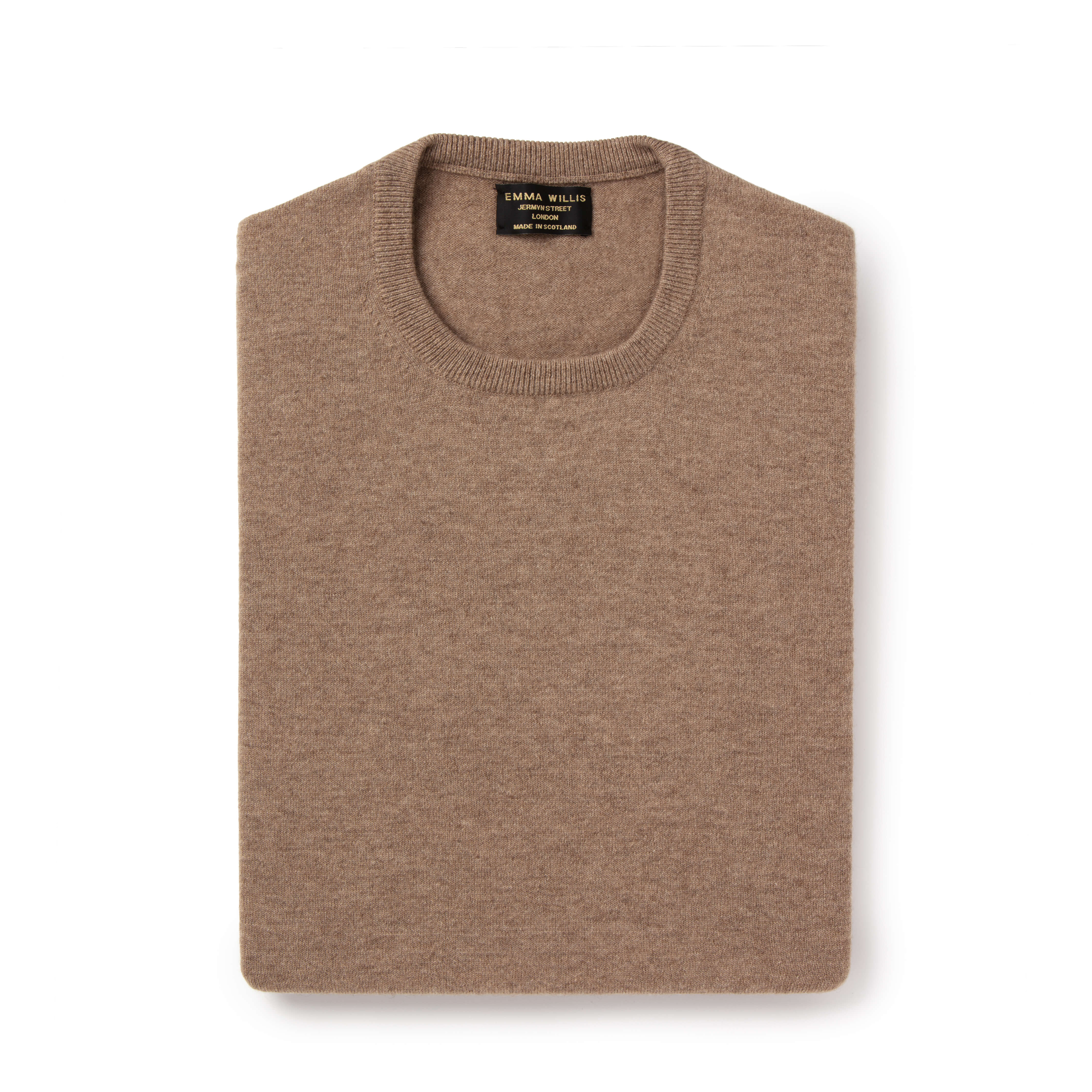 Mushroom Cashmere Crew - New