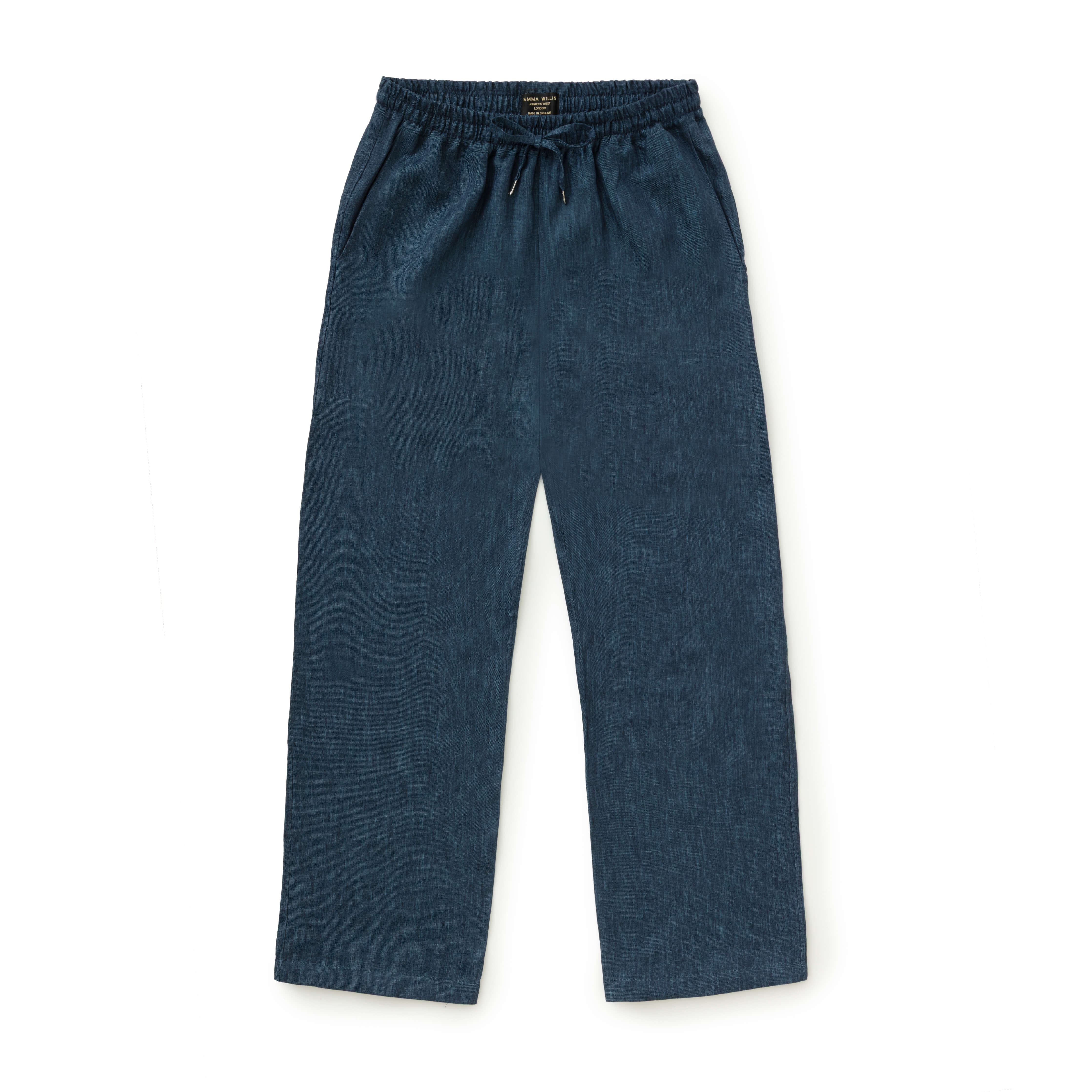 Jade Twill Linen Trousers - New