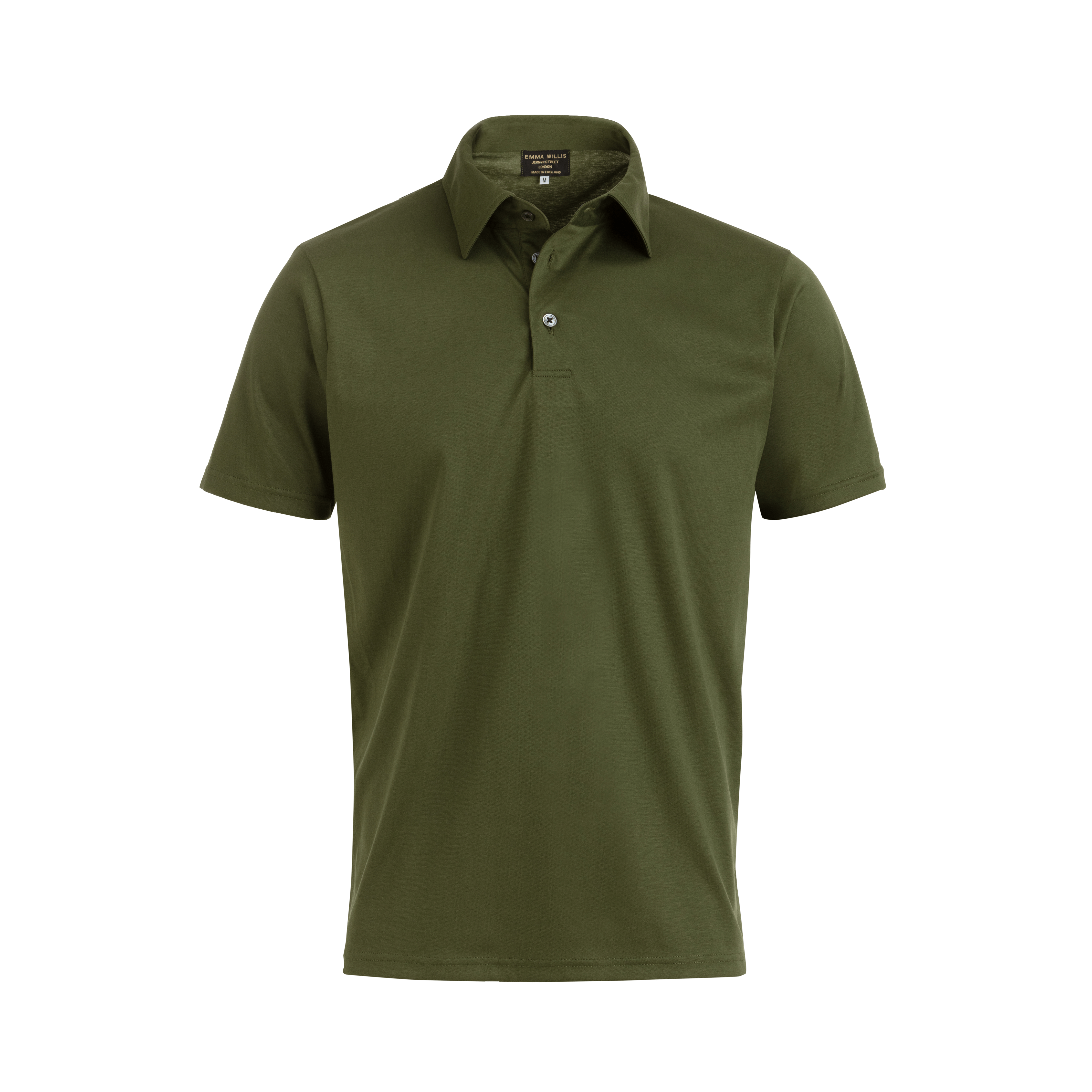 Khaki Cotton Polo Shirt - New