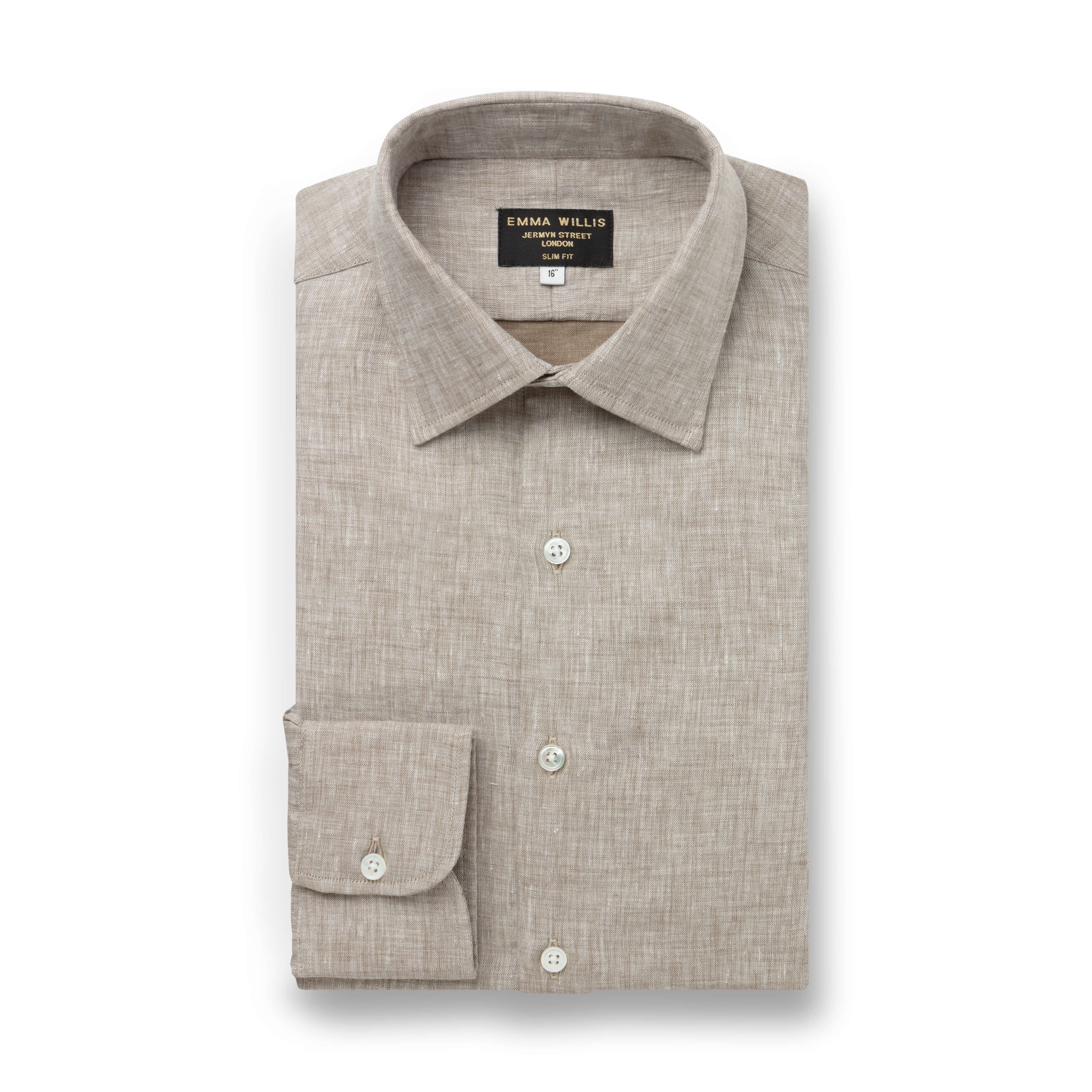 Latte Linen Shirt - New