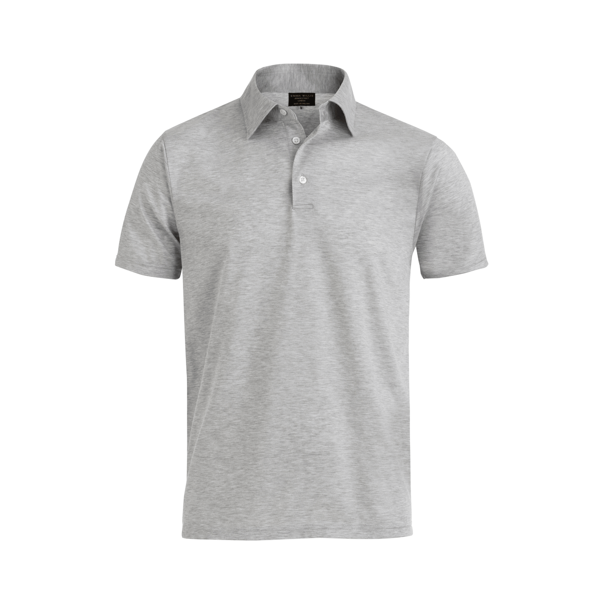 Light Grey Cotton Polo Shirt New