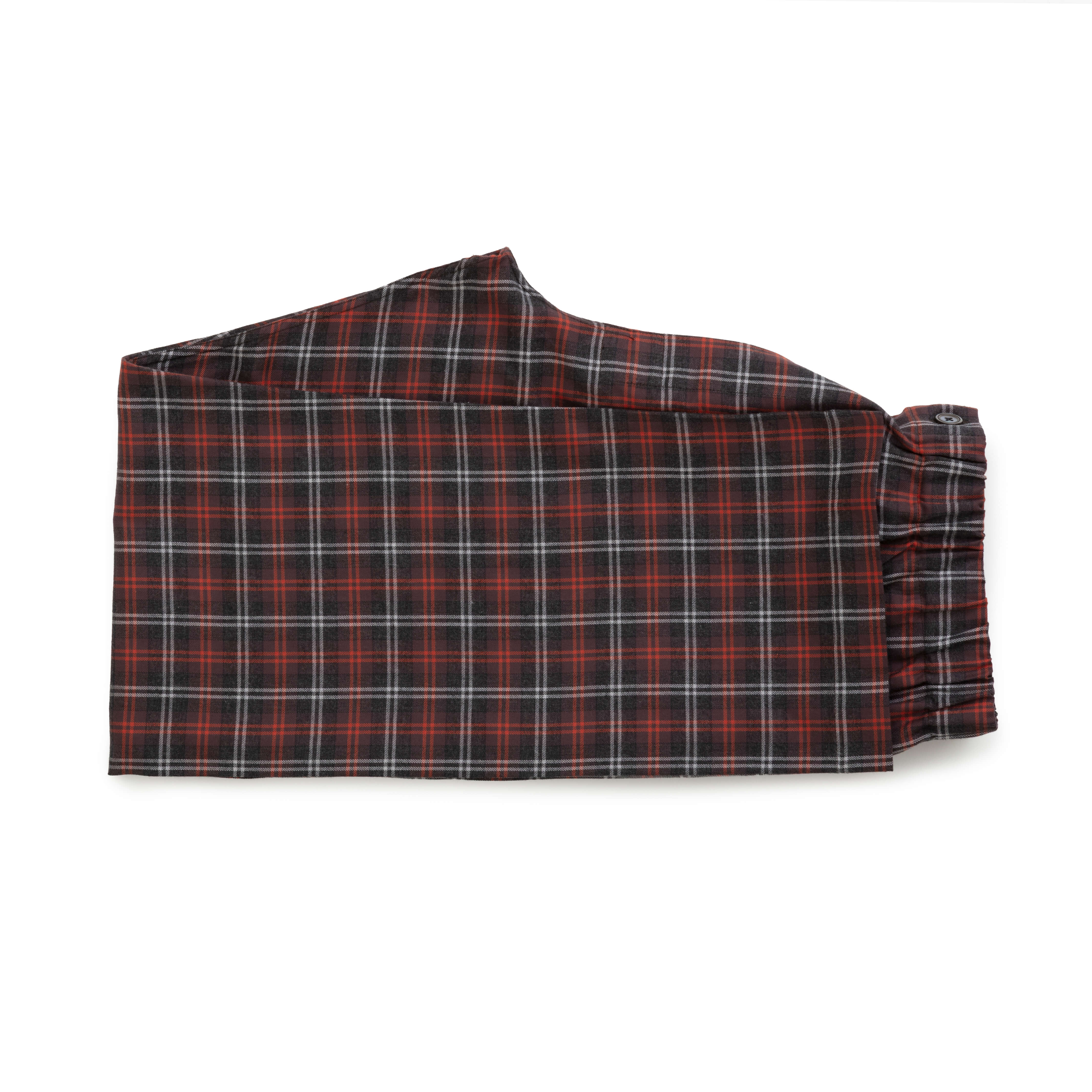 Ruby/Chocolate Tartan Brushed Cotton Pyjamas - New