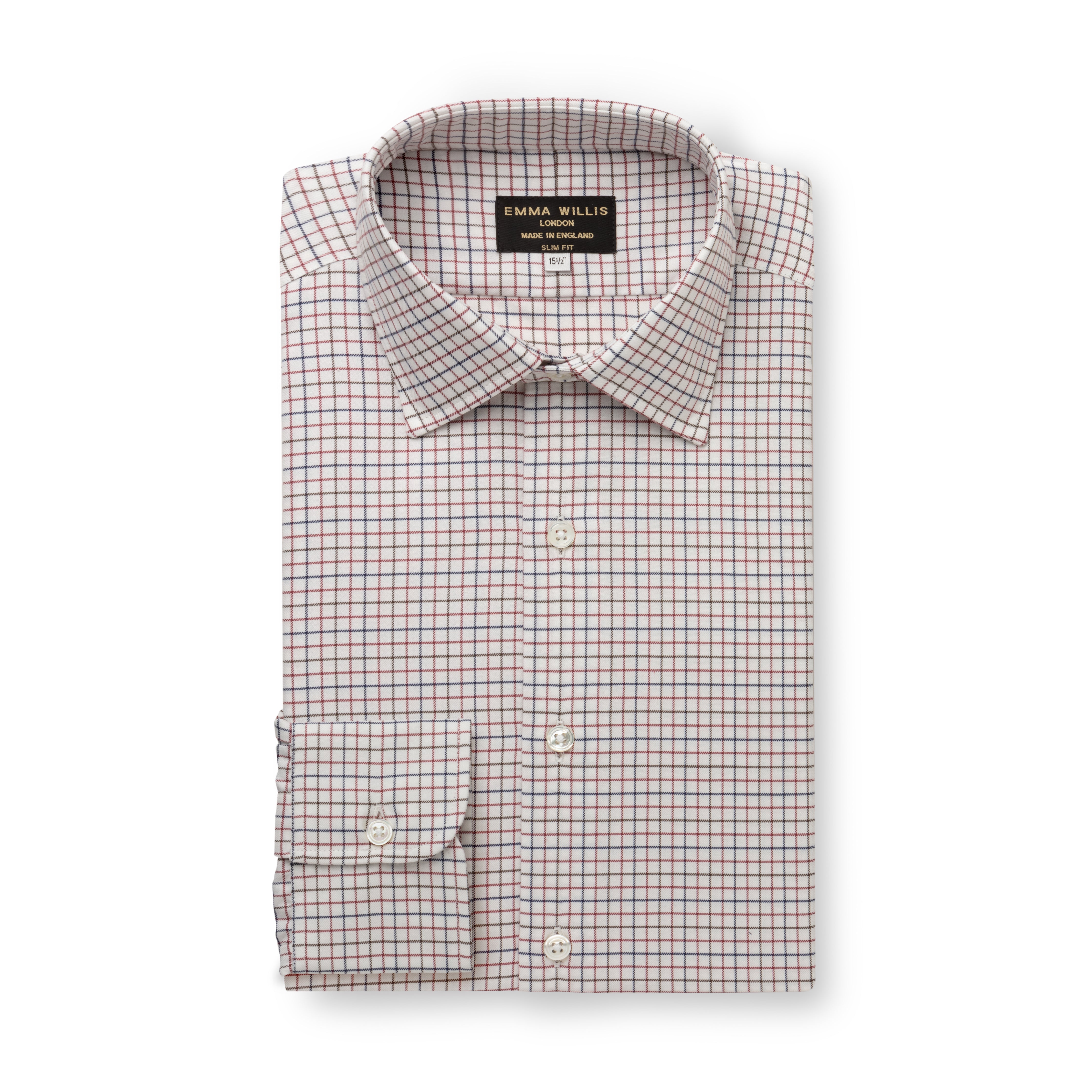 Wine Country Check Brushed Cotton Shirt