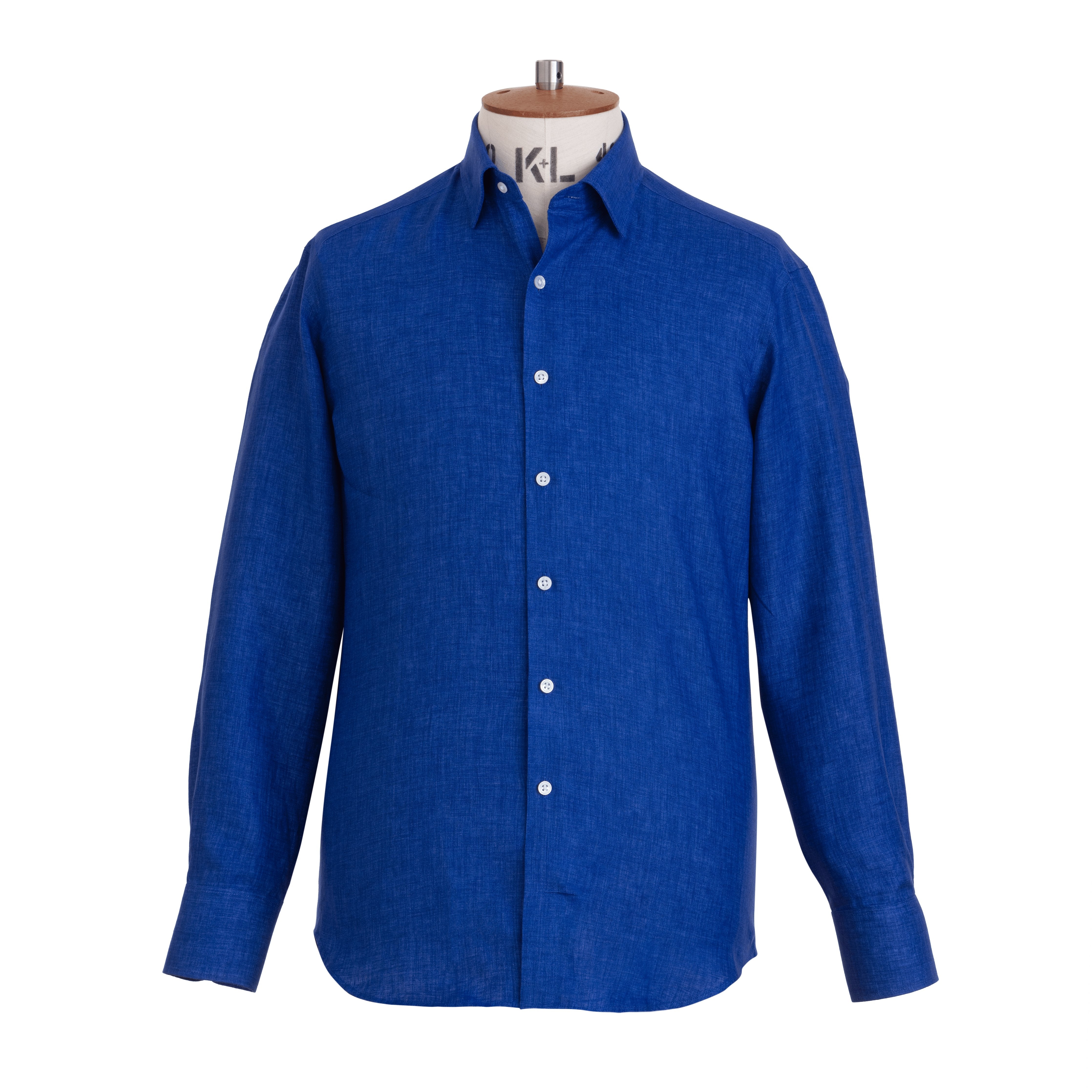 Cobalt Linen Shirt - Emma Willis