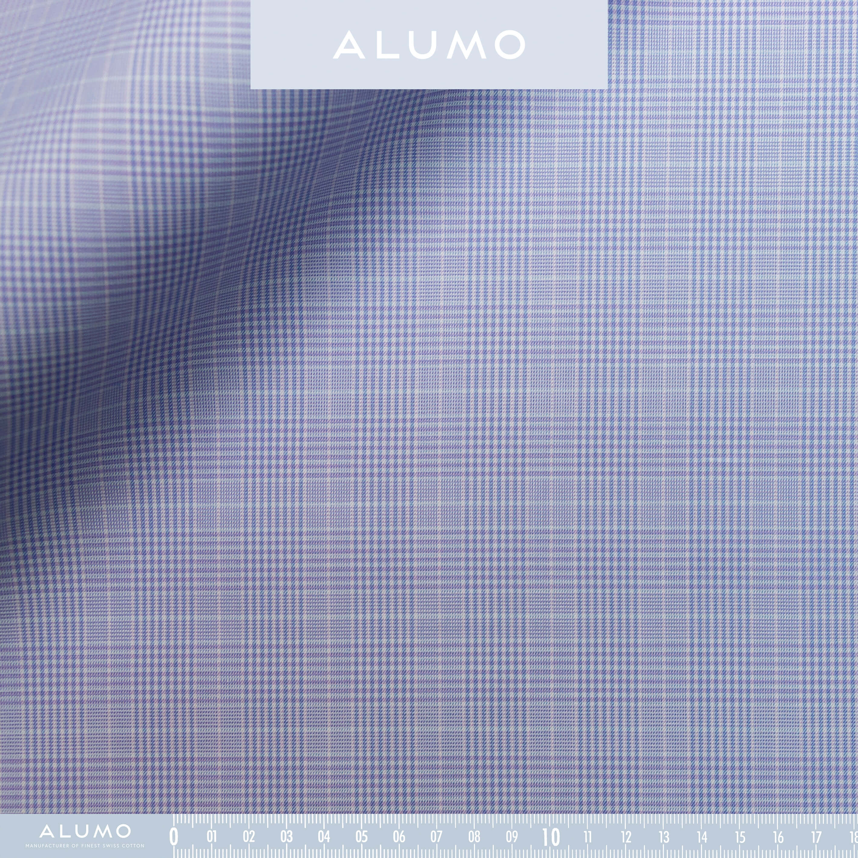 Lilac/Blue Plaid Twill Soyada - Emma Willis