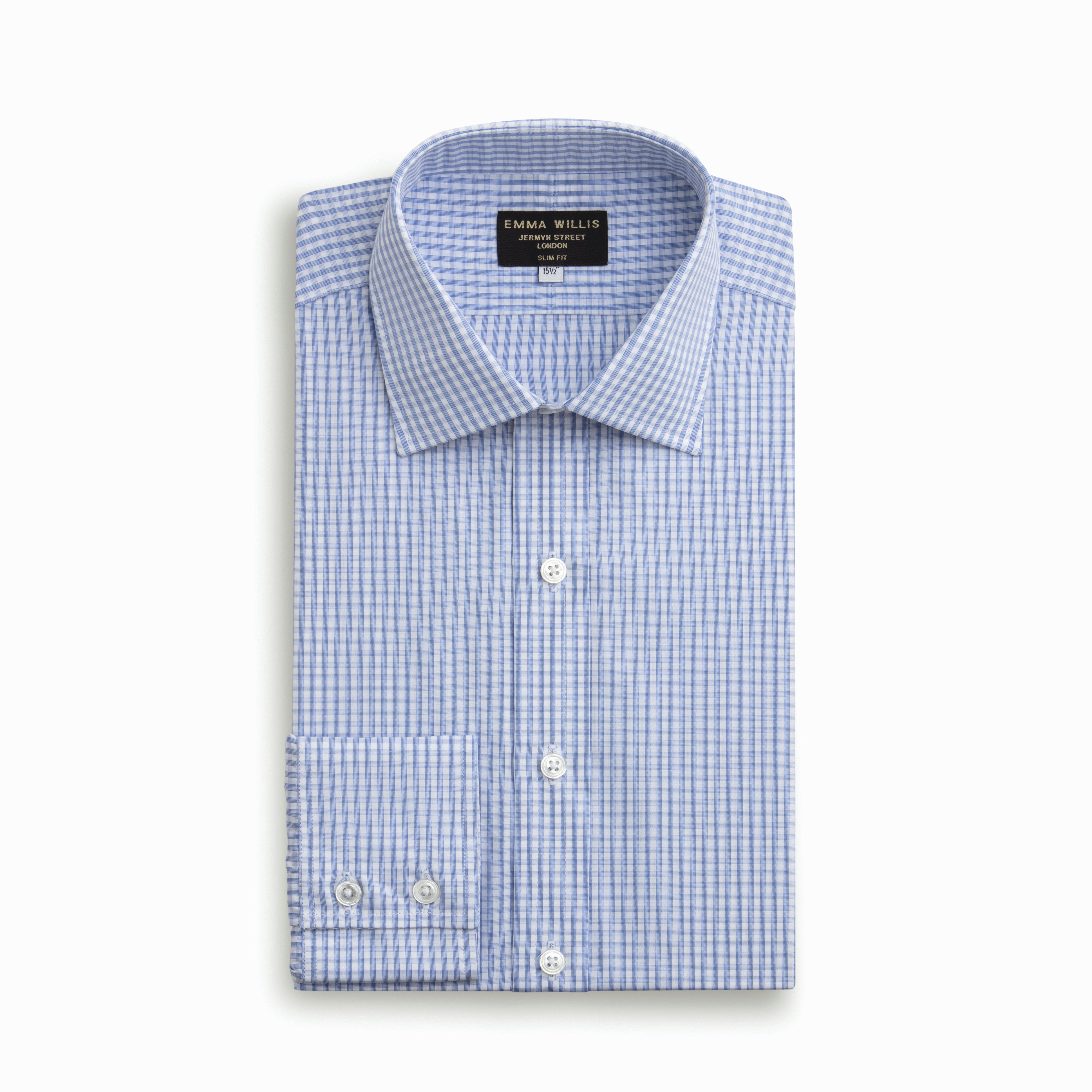 Navy Soyella Music Check Shirt - Emma Willis
