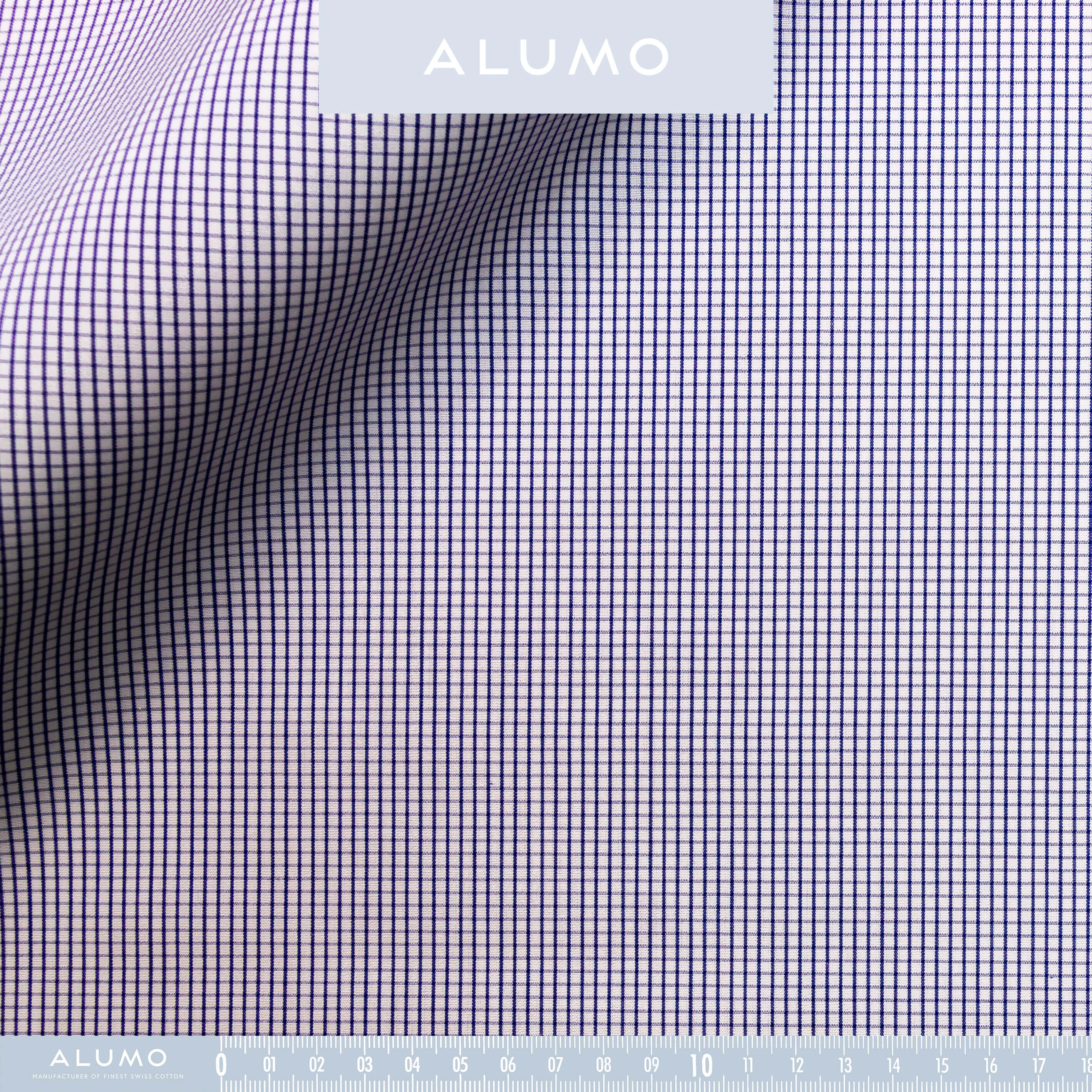 Navy Windowpane Check Supraluxe