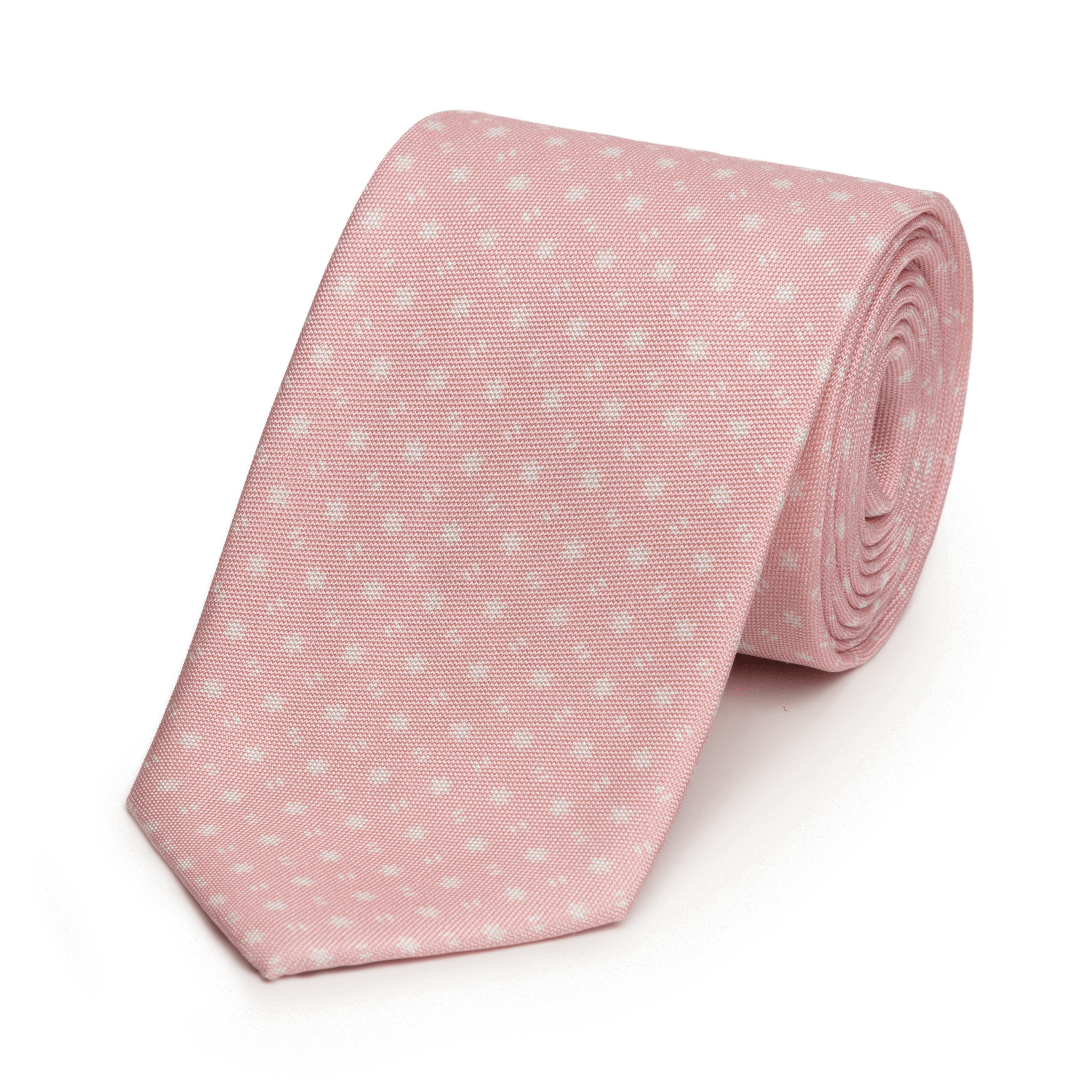 Pink Star Silk Tie - Emma Willis