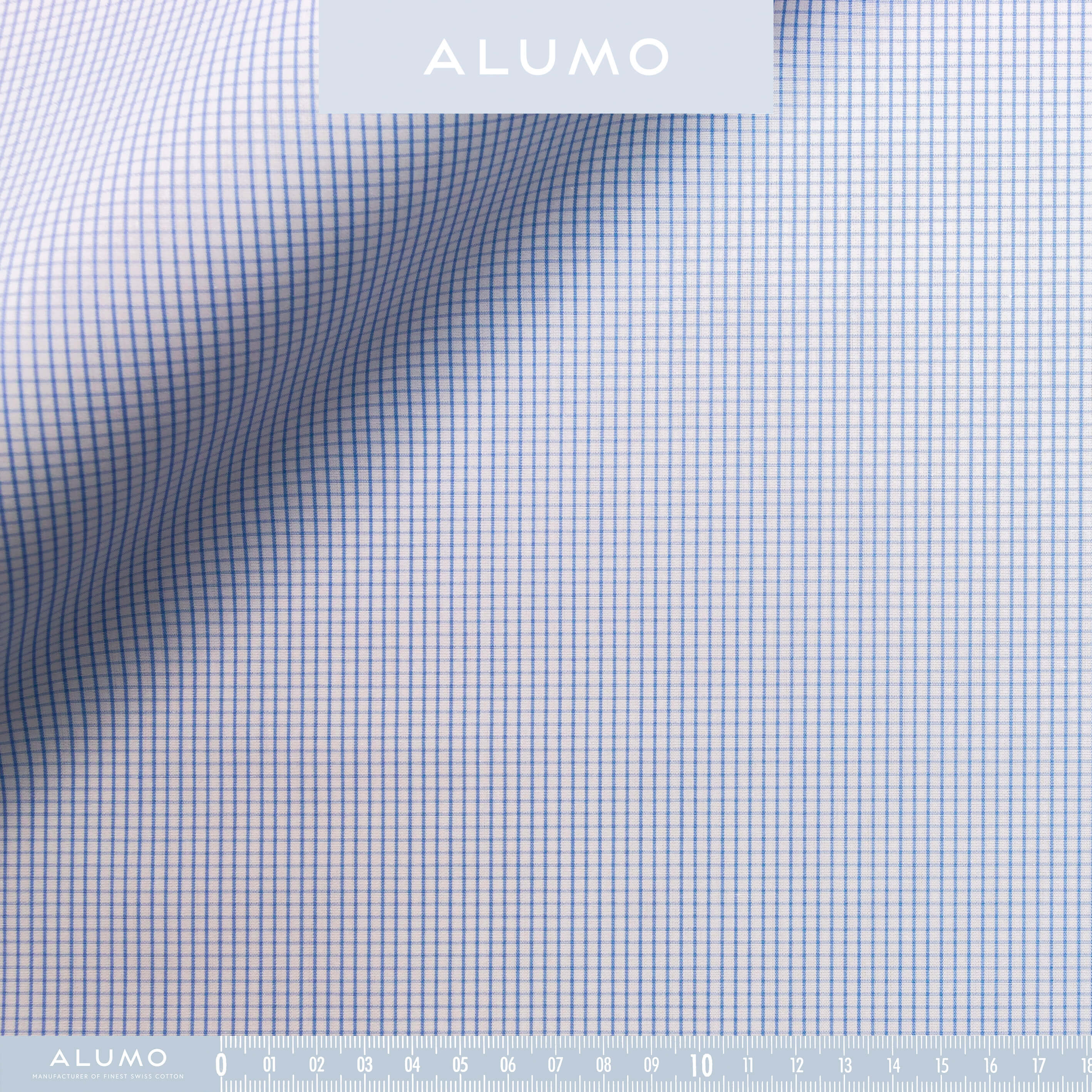 Sky Windowpane Check Supraluxe - Emma Willis