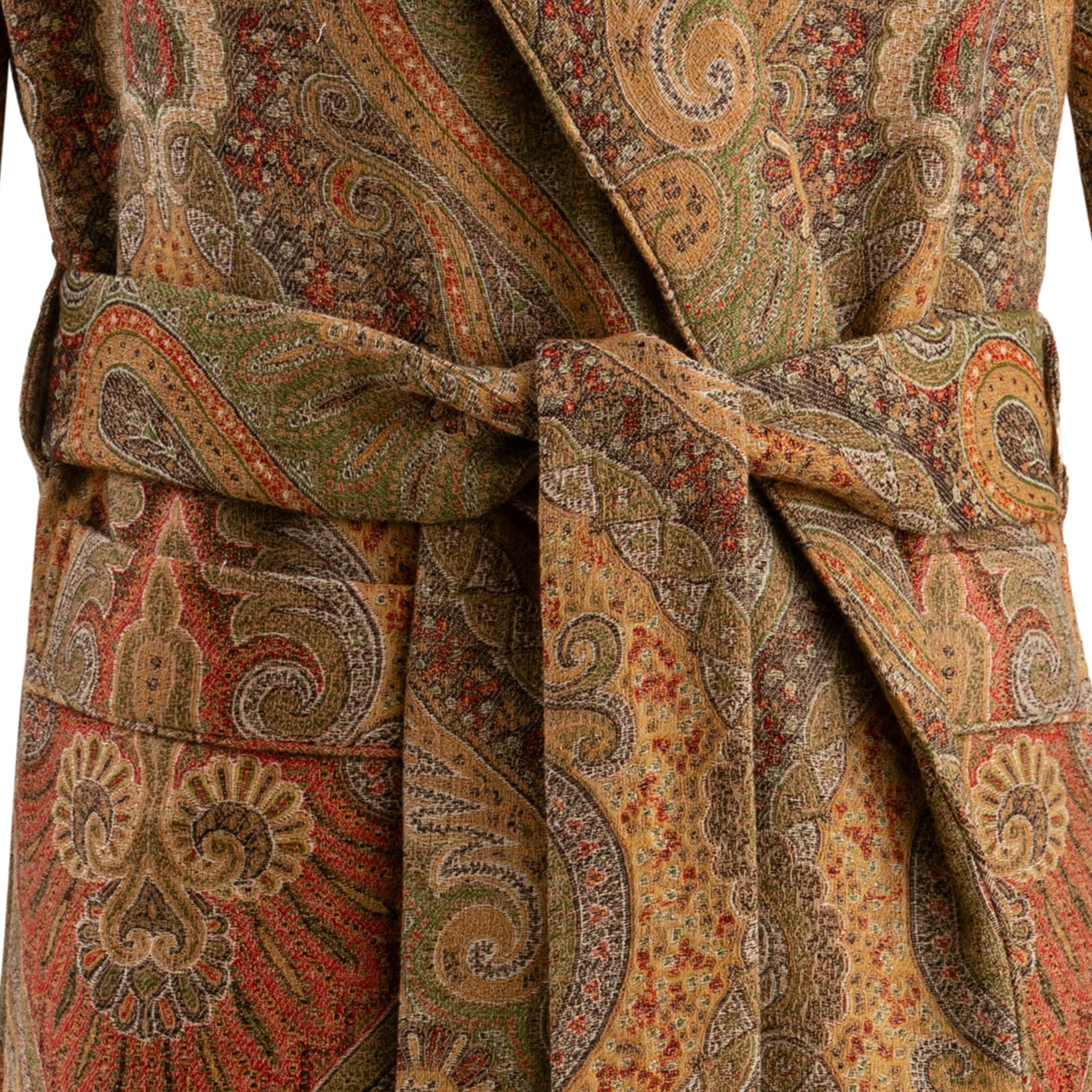 Antique Paisley Wool Dressing Gown freeshipping - Emma Willis