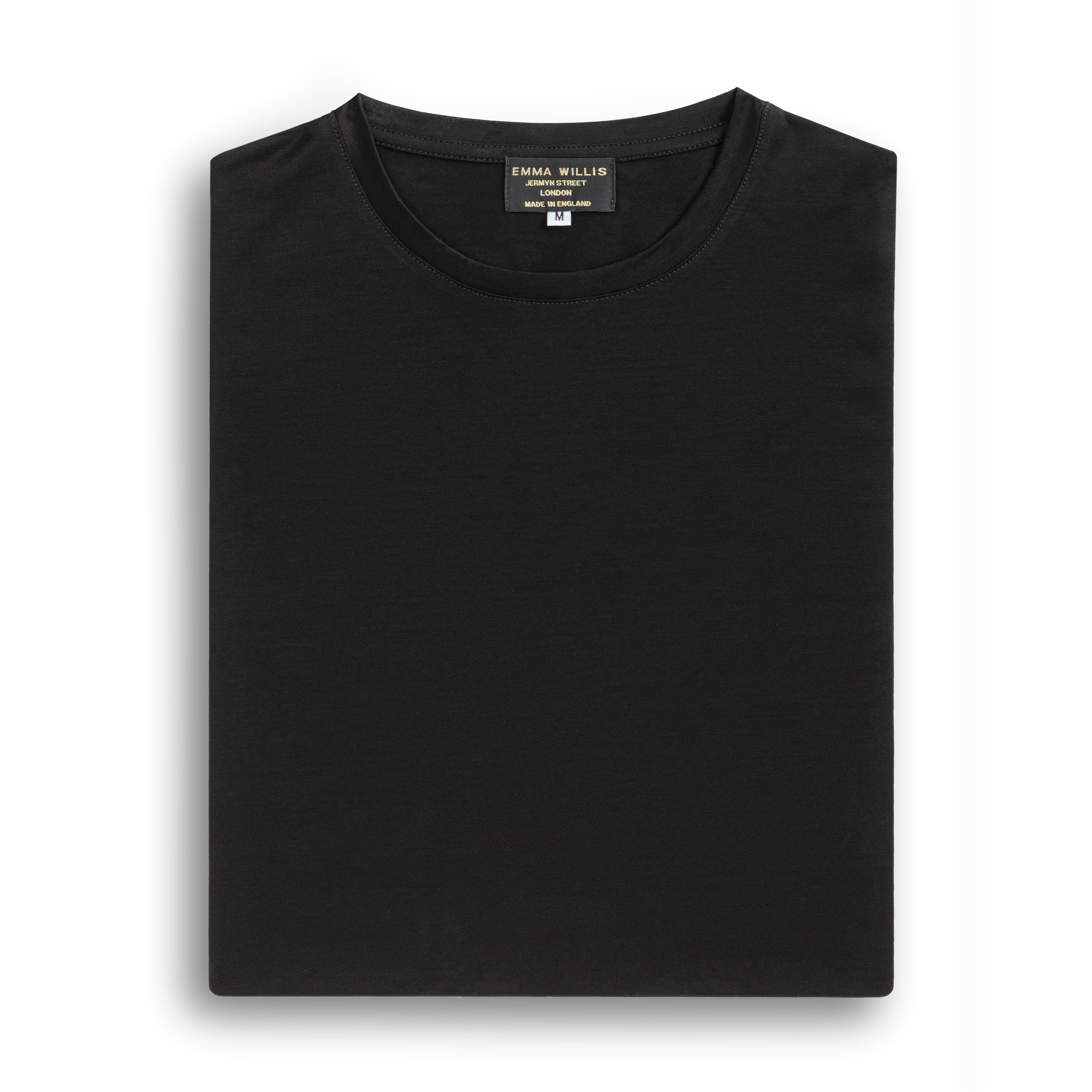 Black Cotton T-Shirt - Emma Willis