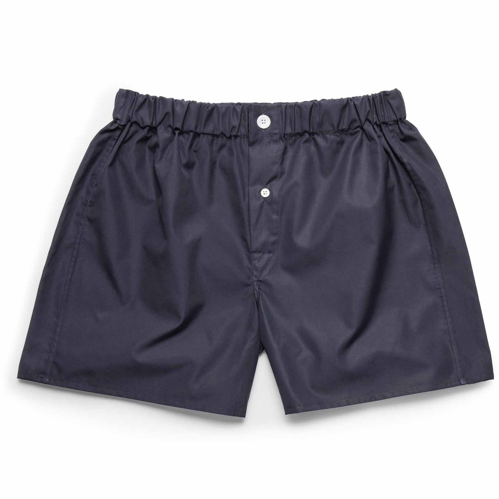 Black Superior Cotton Boxer Shorts - Slim Fit freeshipping - Emma Willis