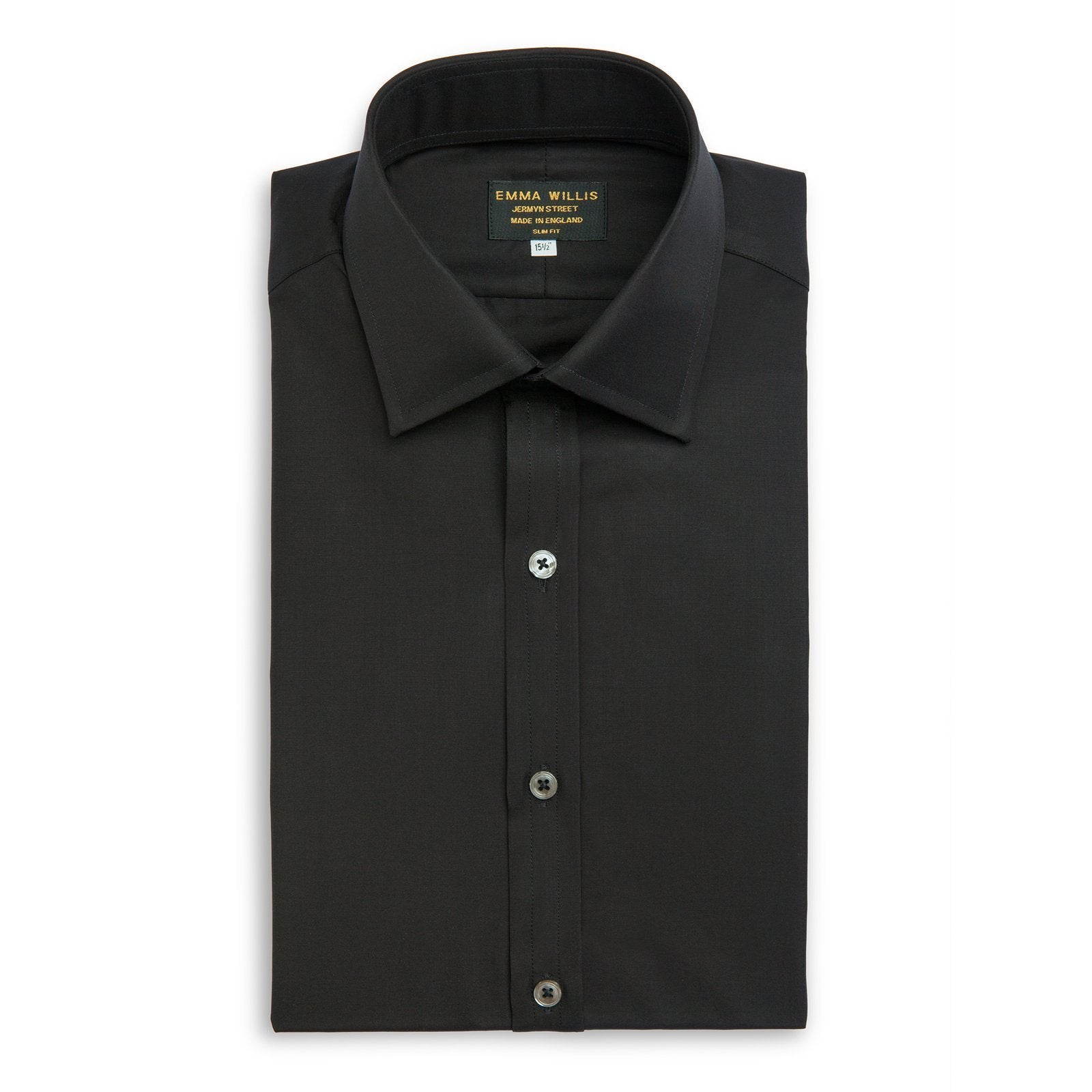 Black Superior Cotton Shirt - Emma Willis