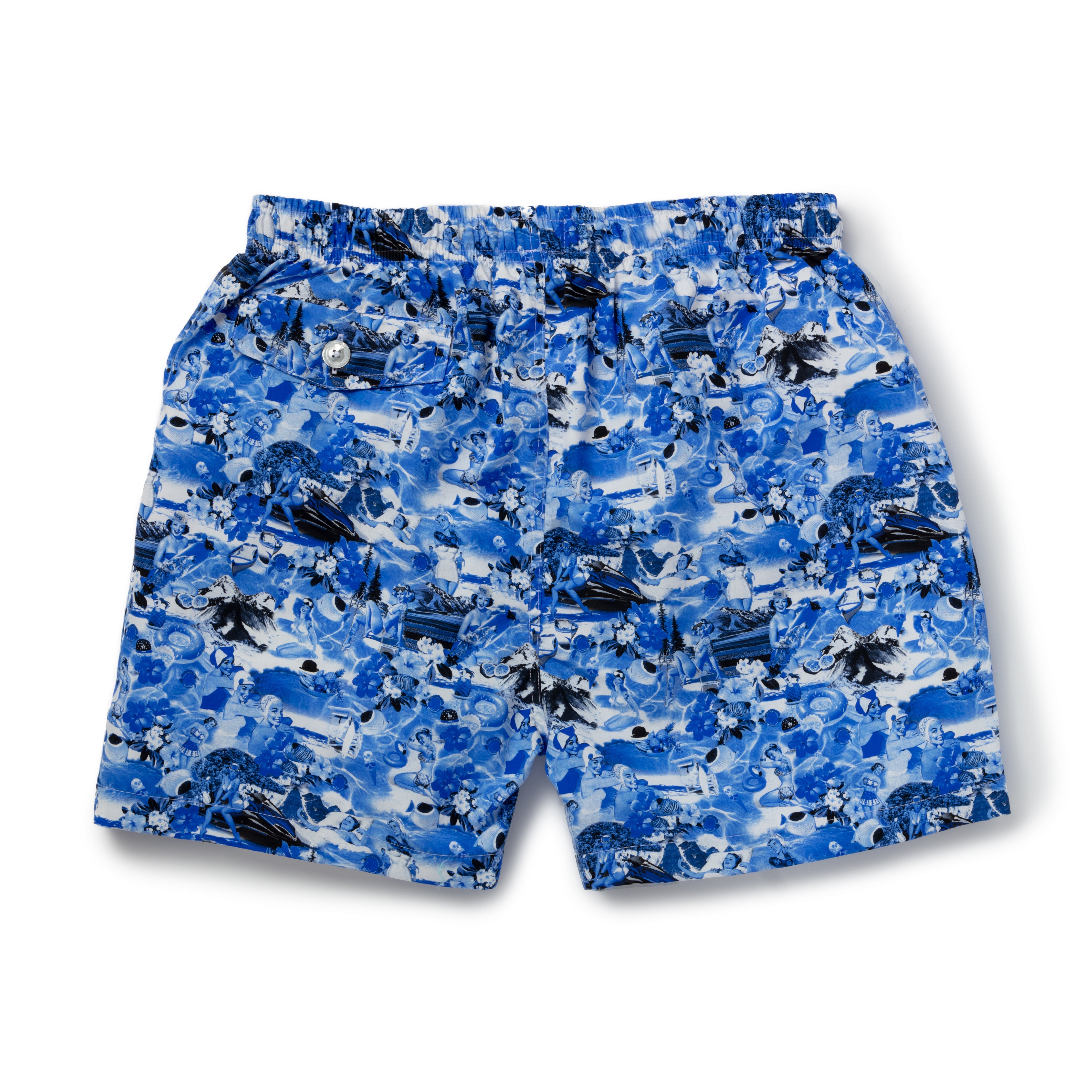 Blue Bathers Swimming Trunks - New - Emma Willis