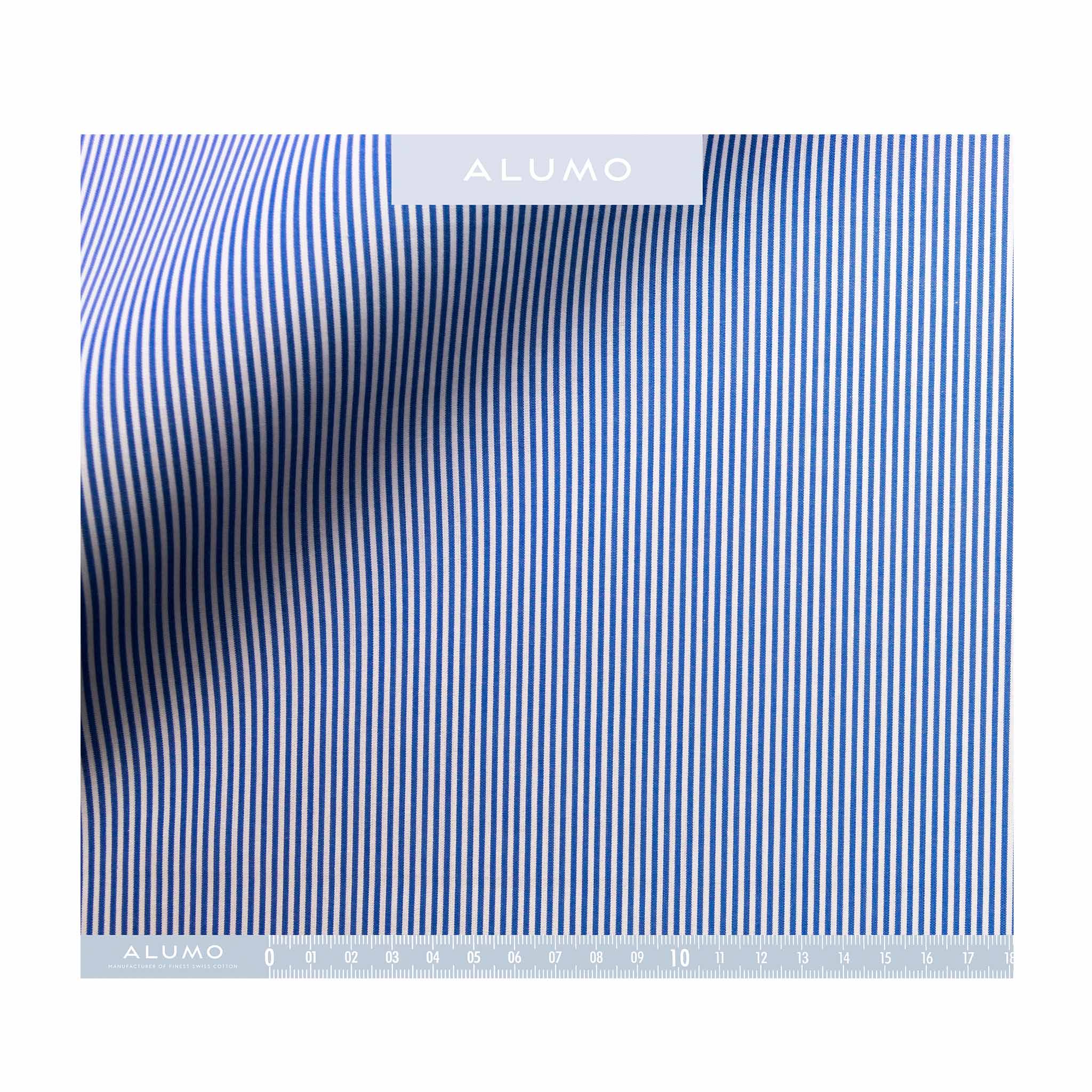Blue Fine Stripe - Supraluxe - Emma Willis