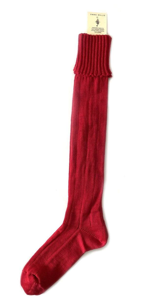Cherry Merino Wool Socks - Emma Willis