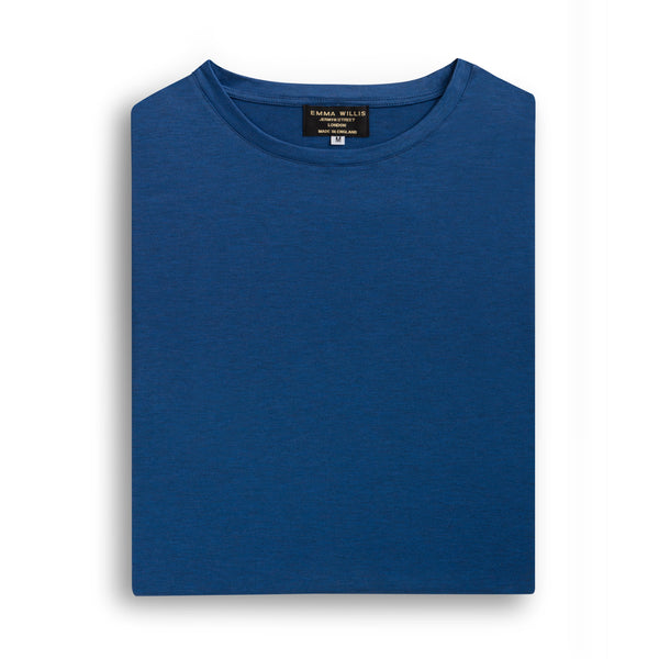 Cobalt Cotton T-Shirt - Emma Willis