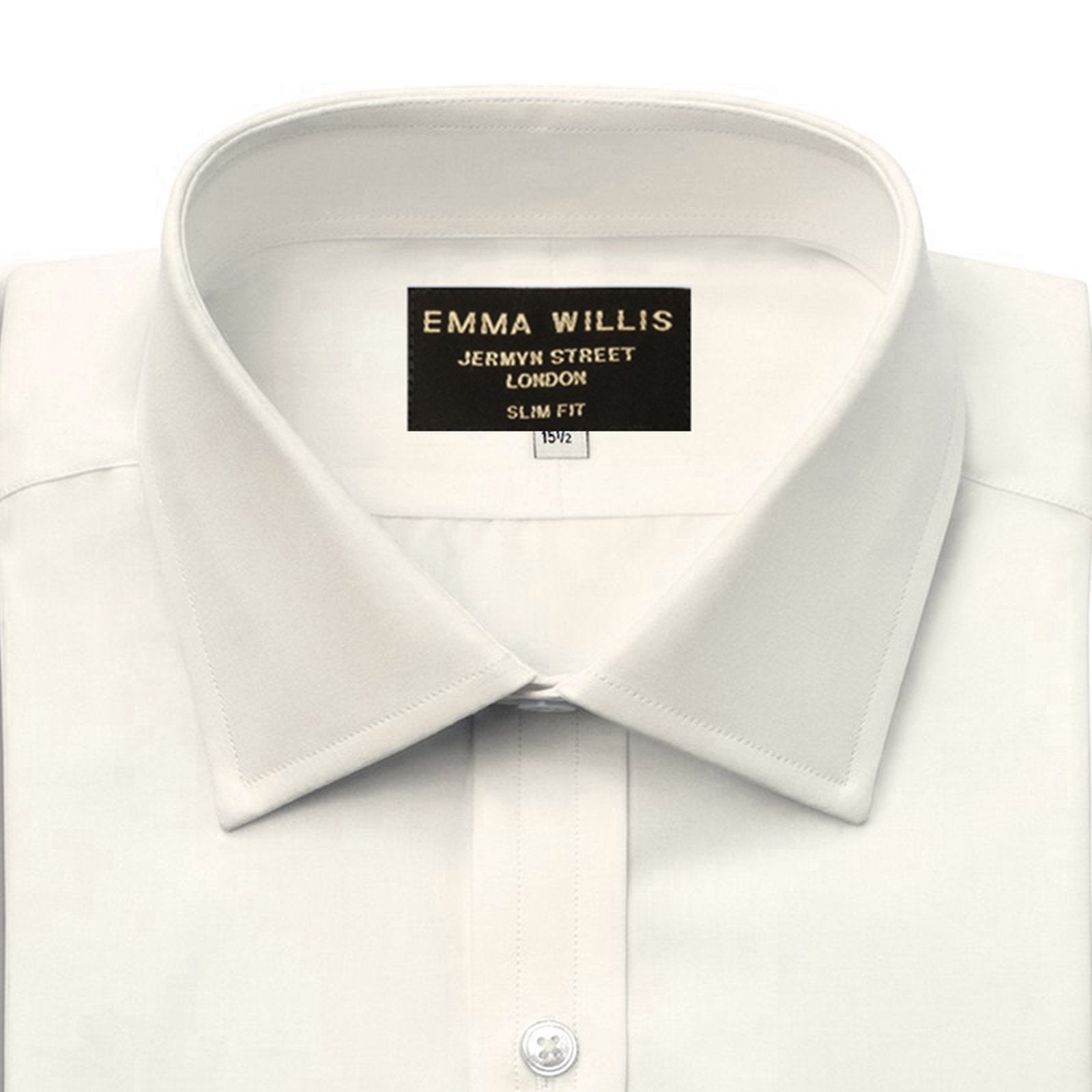 Ivory Authentic Sea Island Cotton Shirt - Bespoke freeshipping - Emma Willis