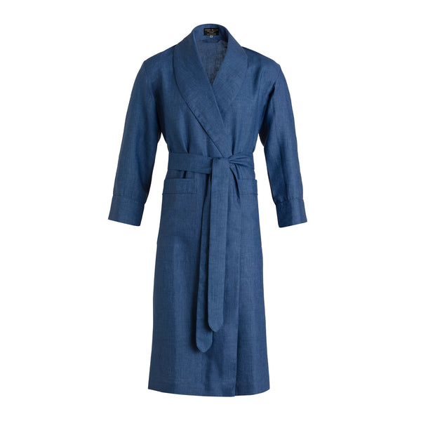 Jeans Linen Dressing Gown - New - Emma Willis