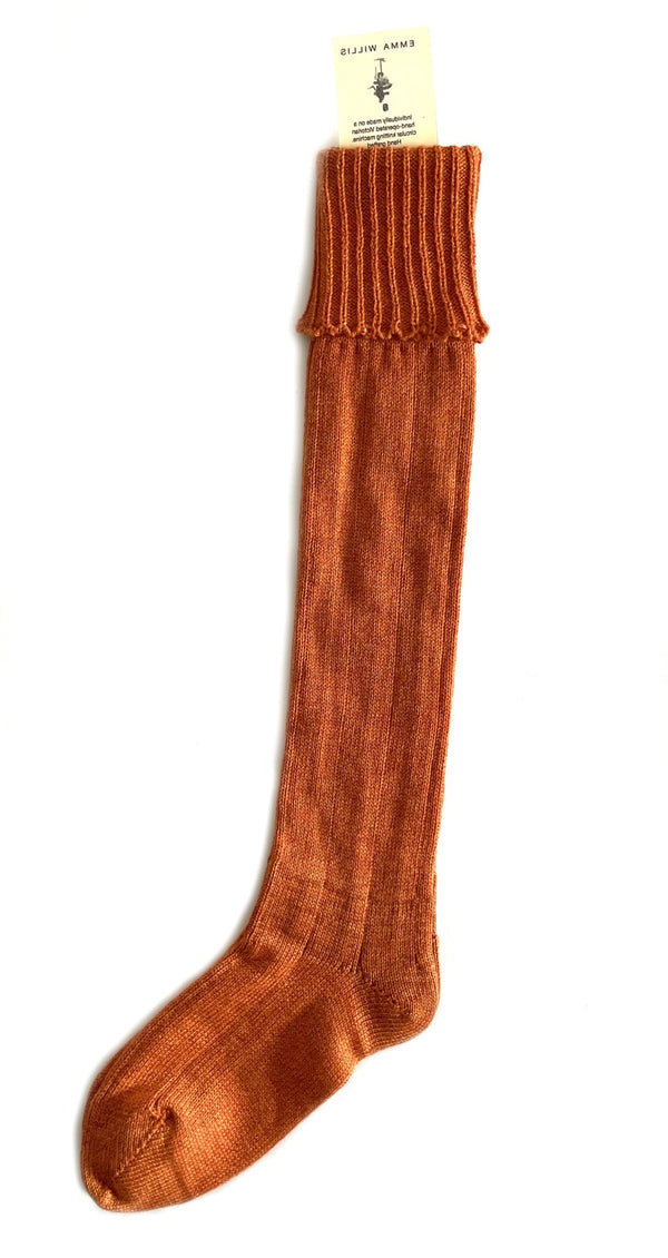 Kumquat Merino Wool Socks - Emma Willis