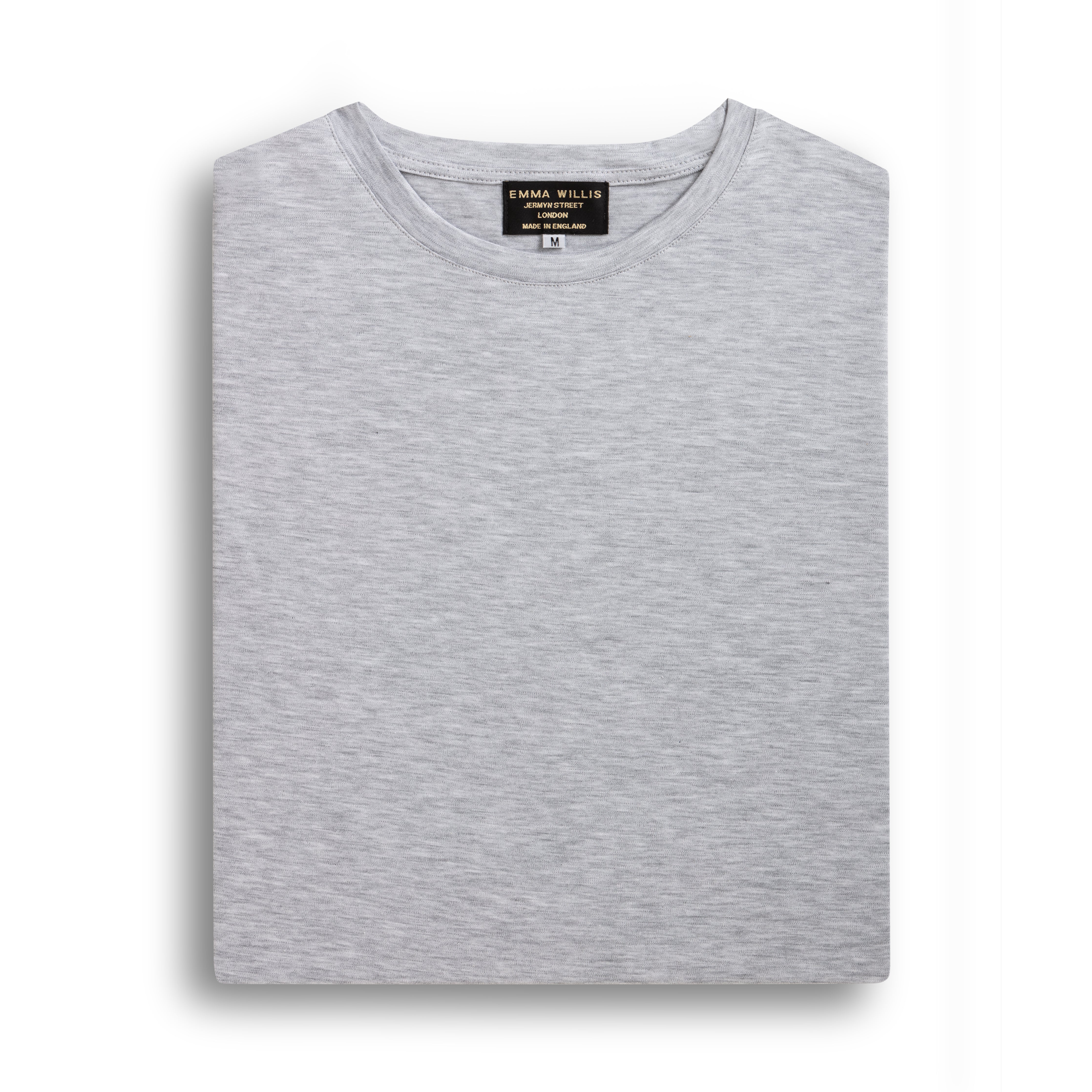 Light Grey Cotton T-Shirt - Emma Willis