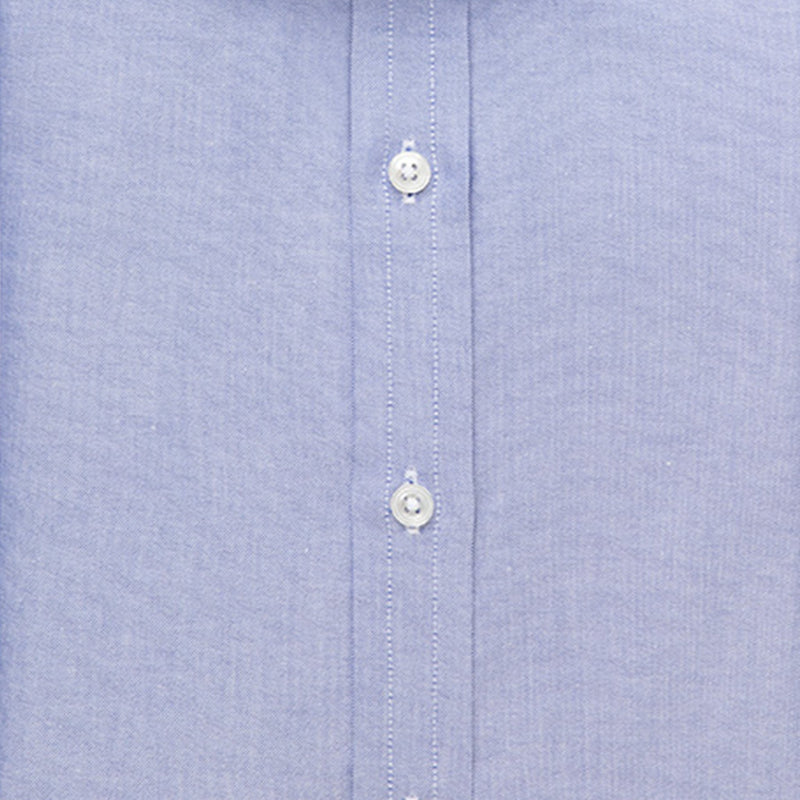 Navy Oxford Cotton Shirt - Bespoke freeshipping - Emma Willis