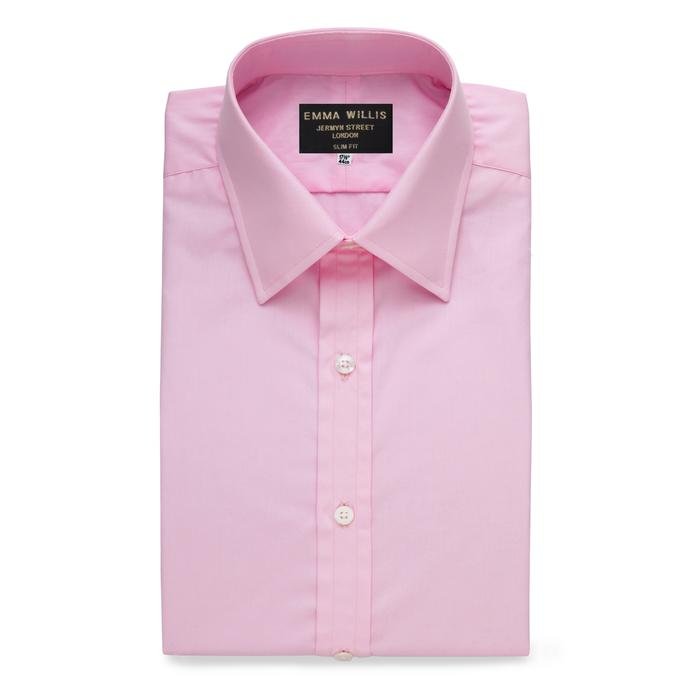 Pink Authentic Sea Island Cotton Shirt - Bespoke - Emma Willis