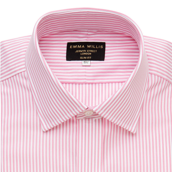 Pink Bengal Stripe Cotton Shirt freeshipping - Emma Willis