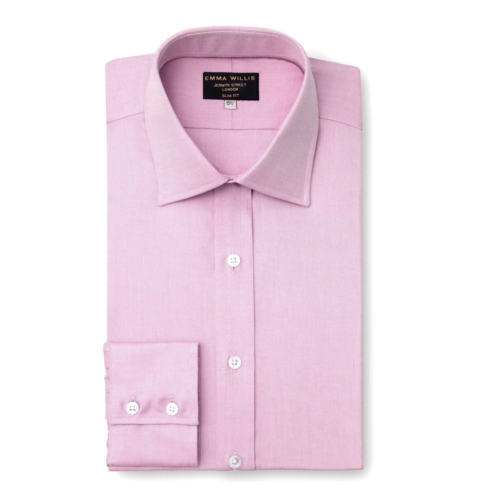 Pink Castello Cotton Shirt - Bespoke - New - Emma Willis
