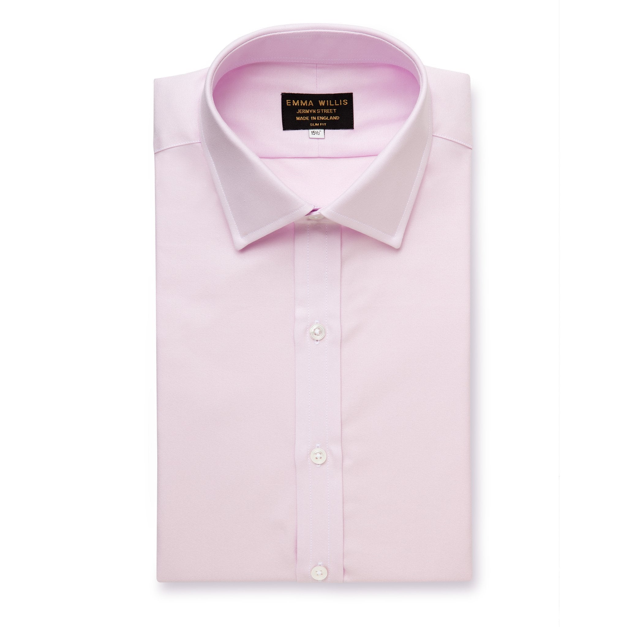 Pink Oxford Cotton Shirt - Bespoke freeshipping - Emma Willis