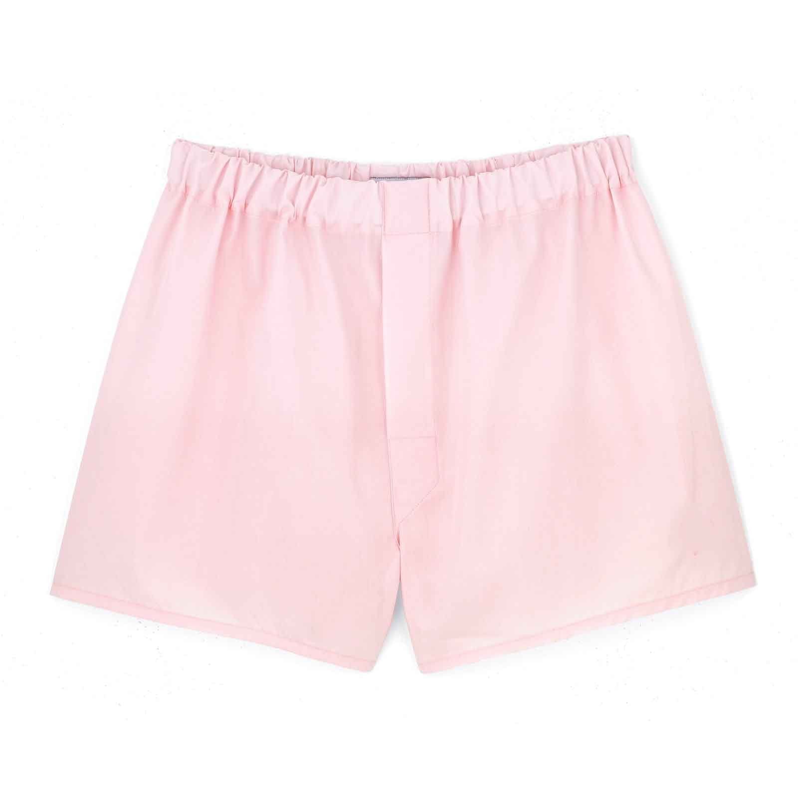 Pink Superior Cotton Boxer Shorts - Classic freeshipping - Emma Willis